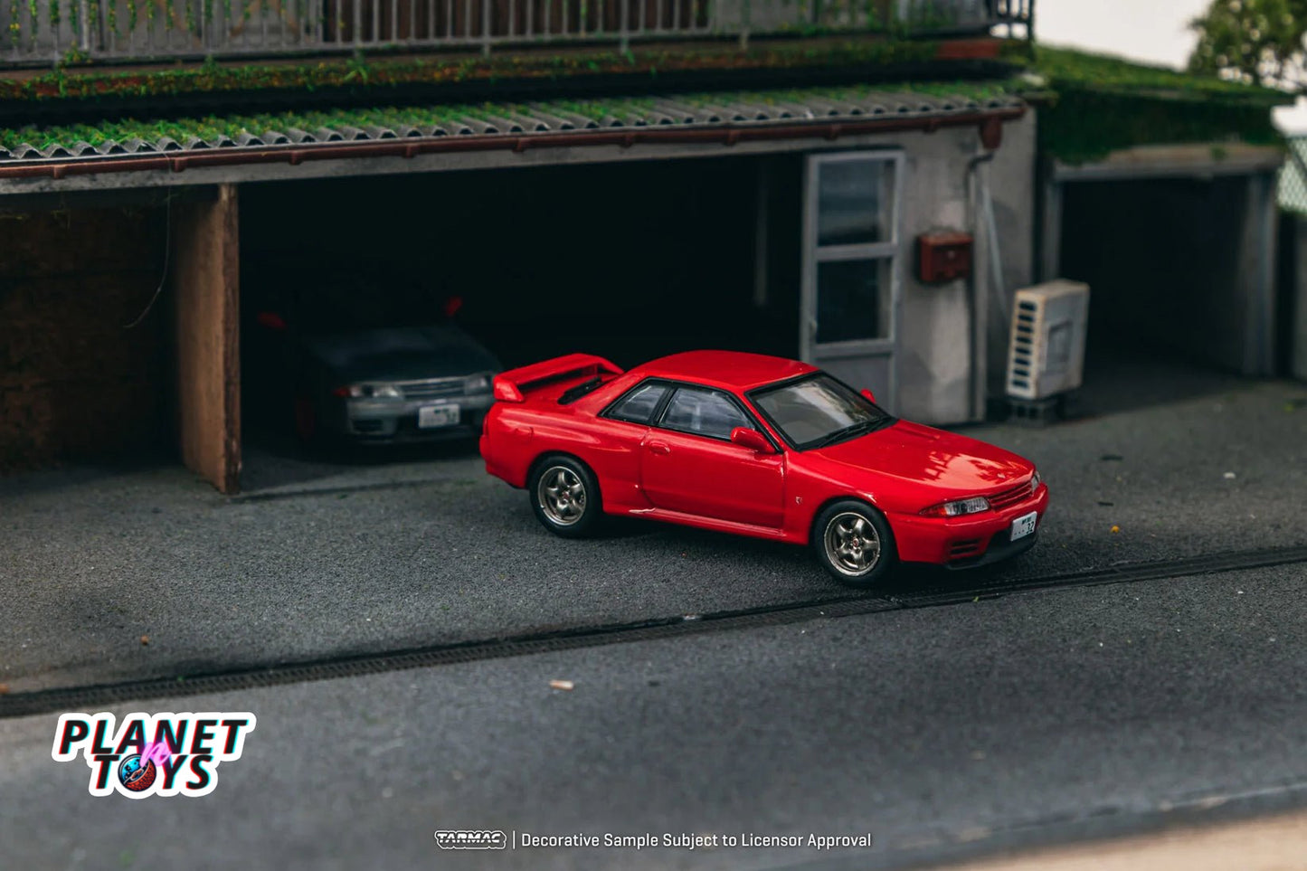 Tarmac Works - 1/64 NISSAN SKYLINE GT-R BNR32 RED DIECAST SCALE MODEL CAR (JC64-008-RD) Mijo