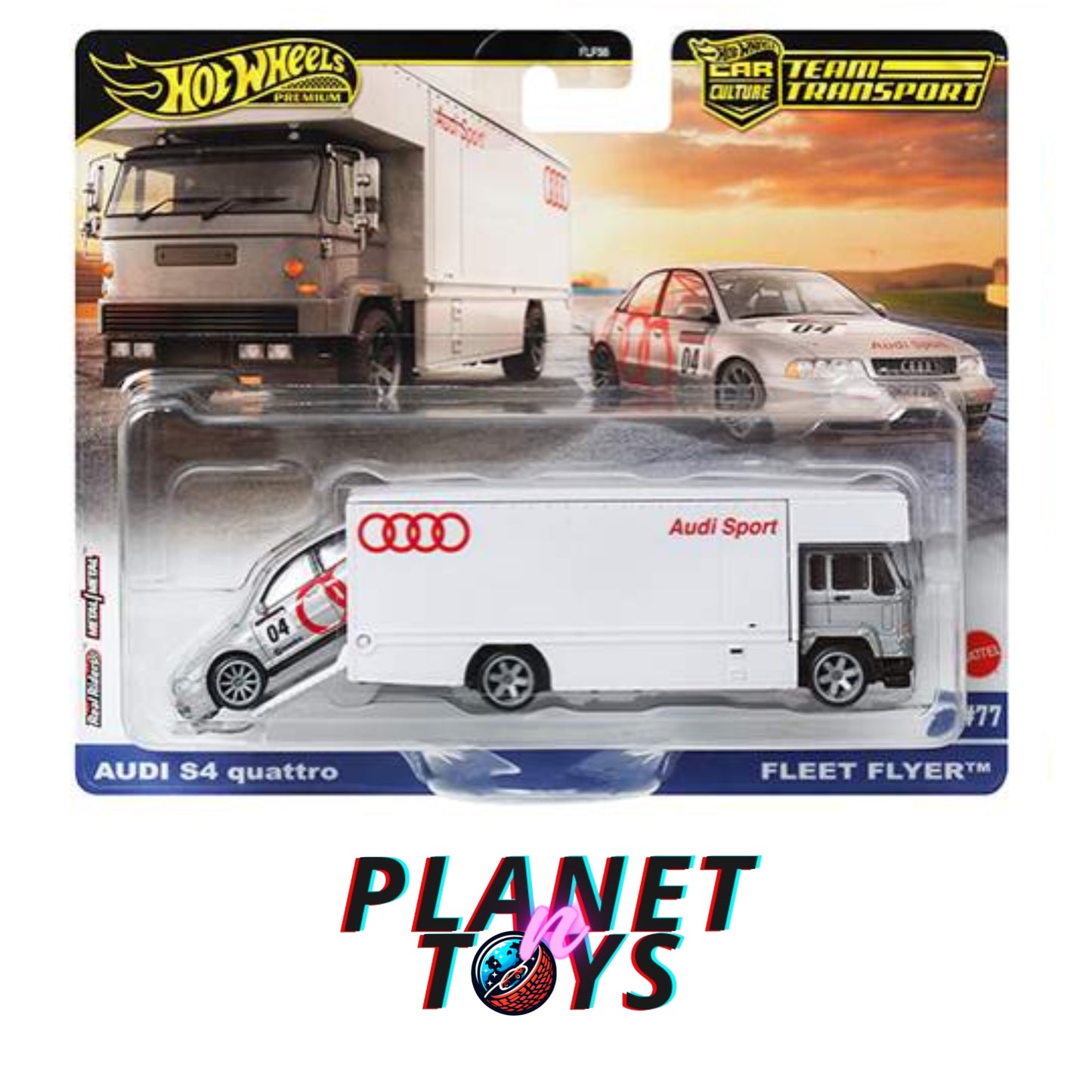 Hot Wheels Team Transport Mix 2 2025 Audi / DMC Delorean/ Toyota