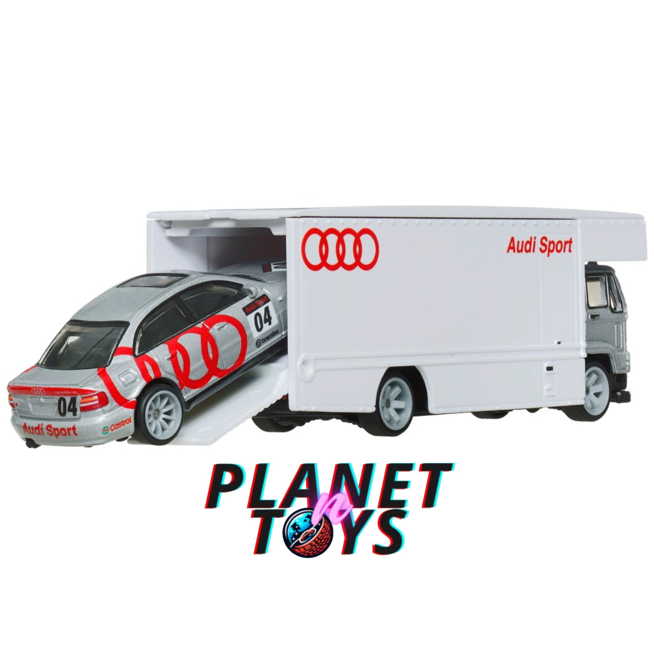 Hot Wheels Team Transport Mix 2 2025 Audi / DMC Delorean/ Toyota
