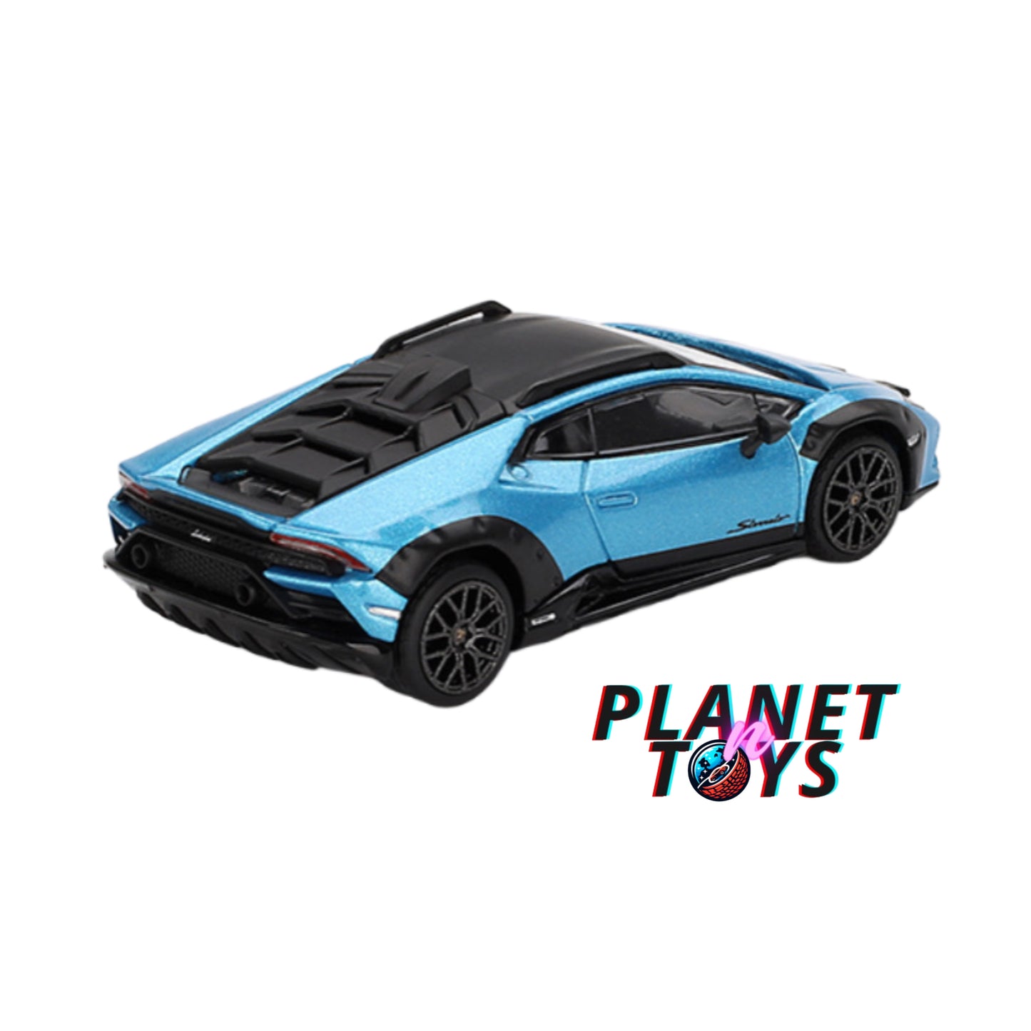 Mini GT 1:64 Lamborghini Huracán Sterrato Blue Aegir #807