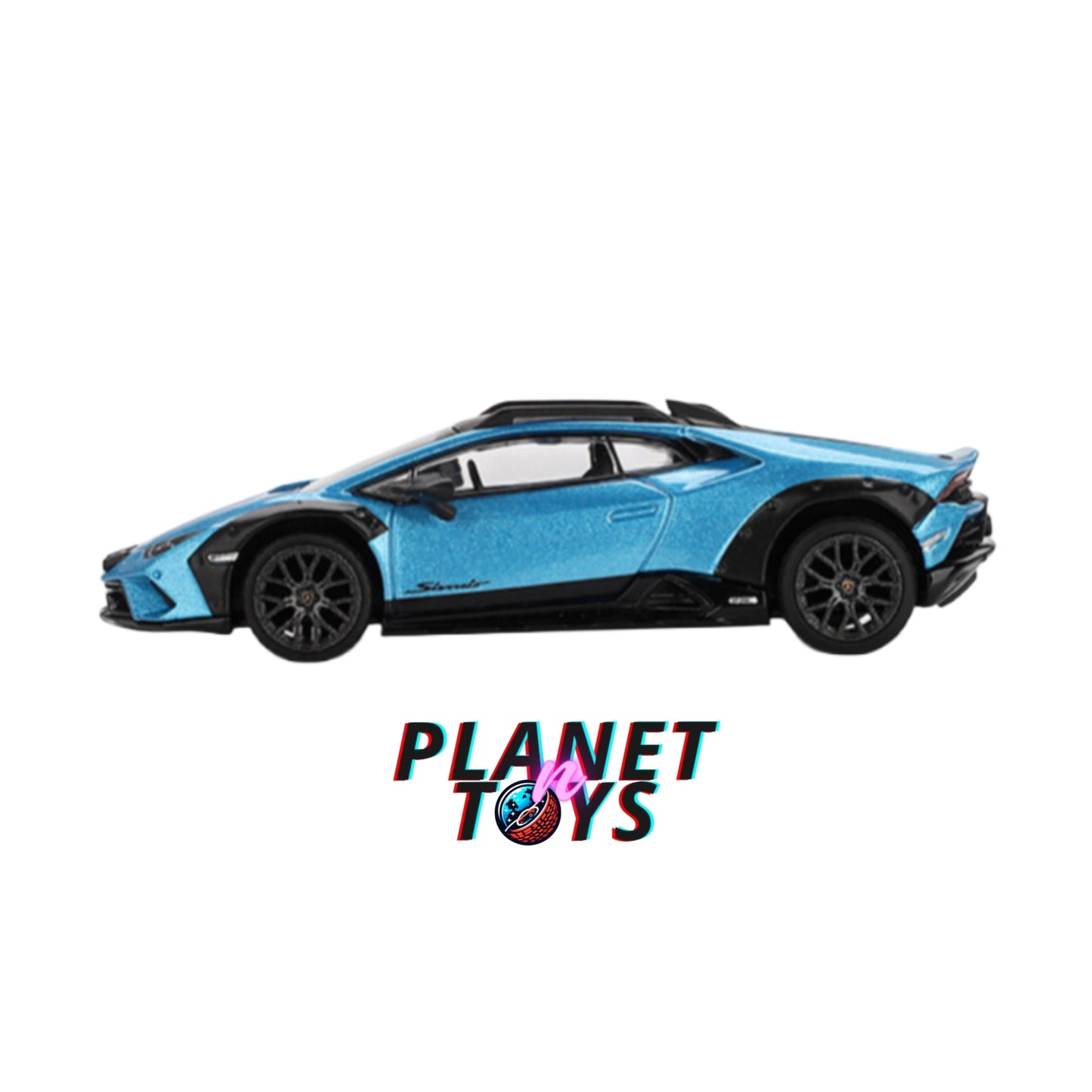 Mini GT 1:64 Lamborghini Huracán Sterrato Blue Aegir #807