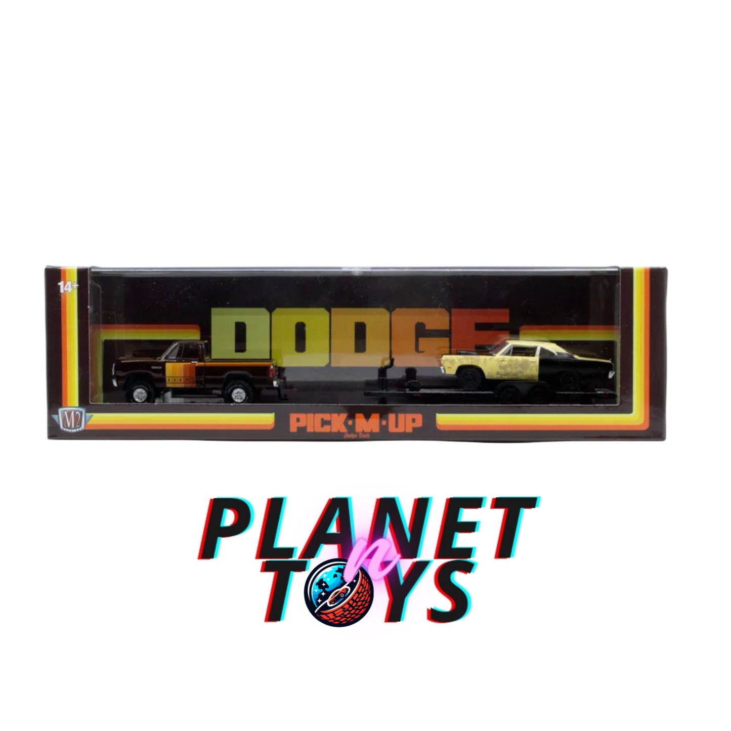 M2 Haulers Dodge (1979 Dodge 150 Power Wagon PICK-M-UP & 1969 Plymouth Road Runner 440 6-Pack)