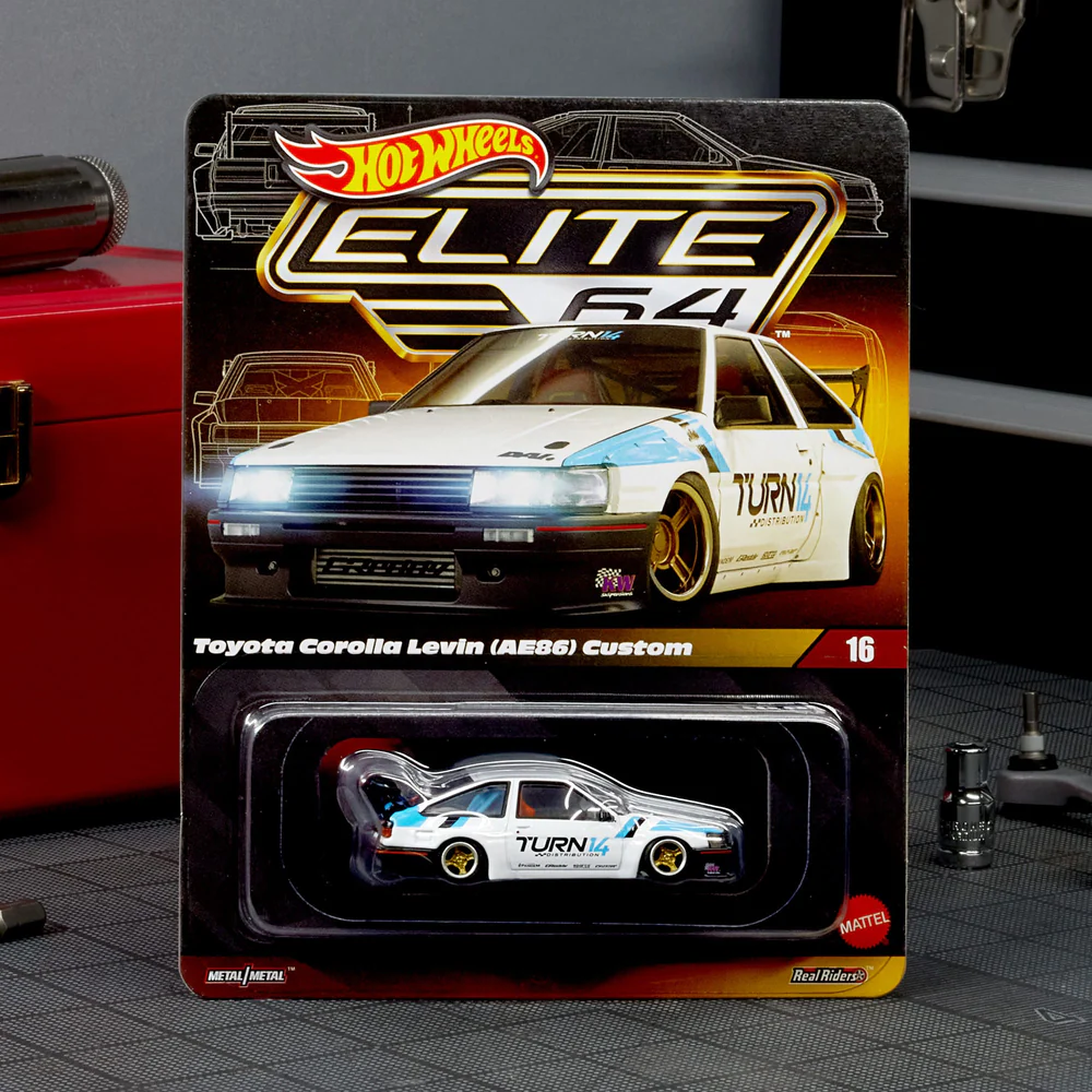 Hot Wheels Collectors
Elite 64 Toyota Corolla Levin (AE86) Custom