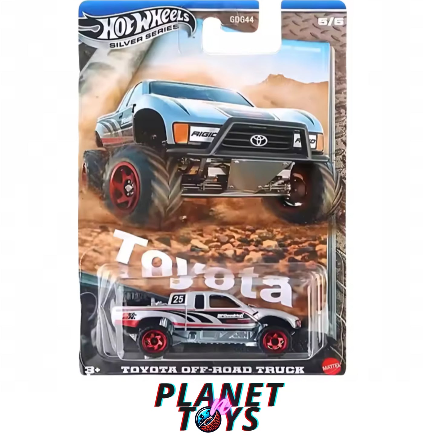 Hot Wheels Toyota Pickup Silver Series Set 5/5