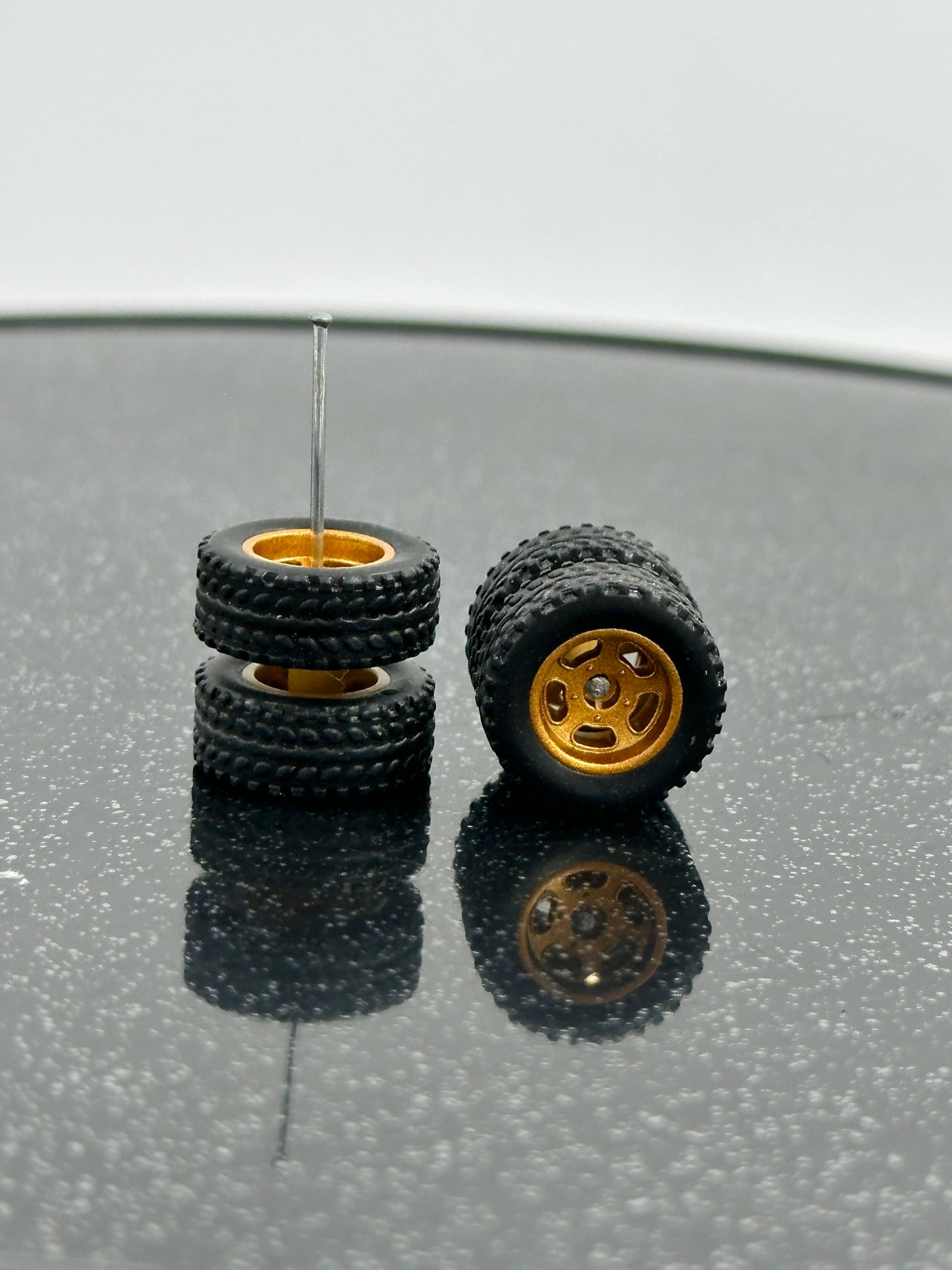 Rubber Wheels for Diecast Scale 1/64