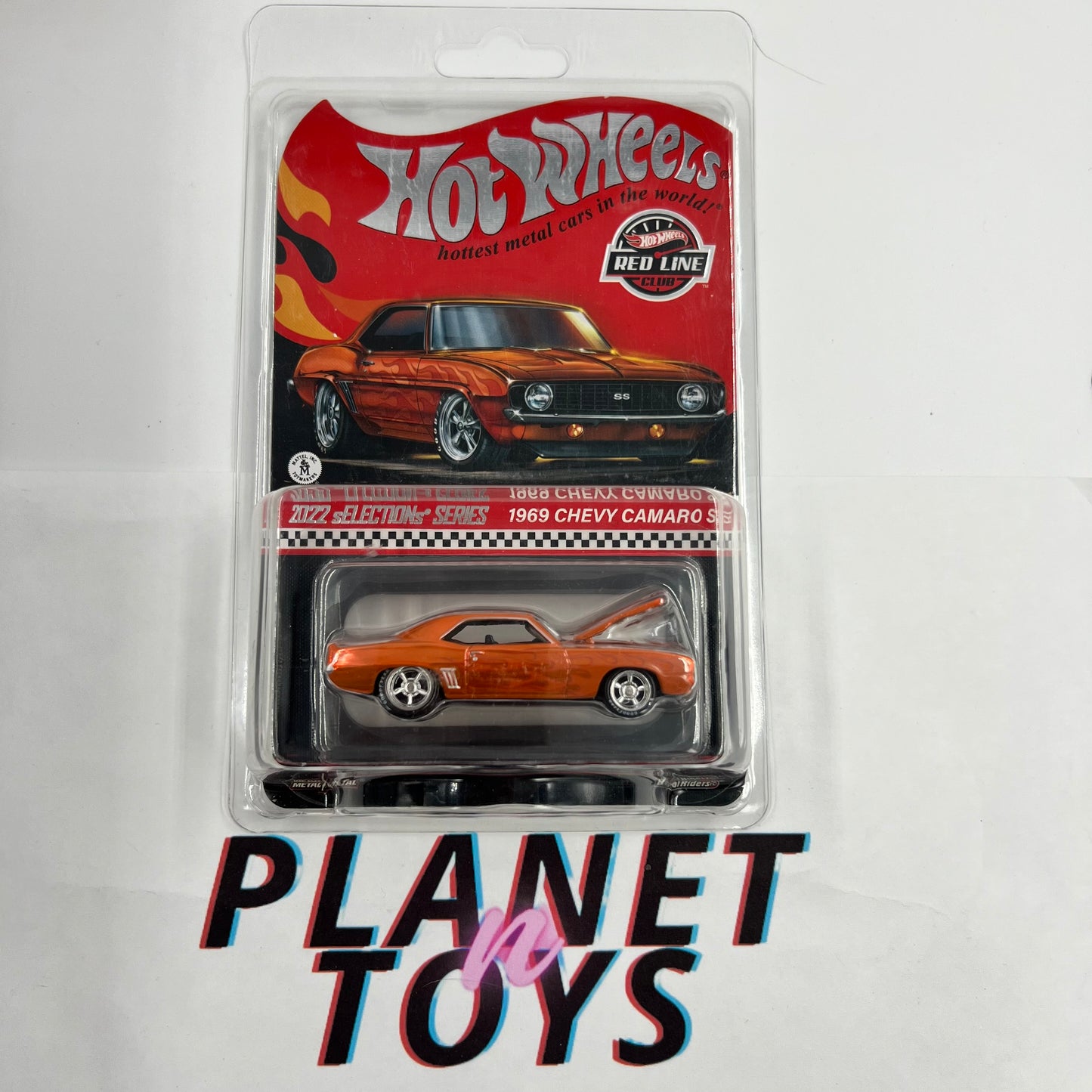 Hot Wheels 2022 Red Line Club Members SelectionS 1969 Chevy Camaro SS