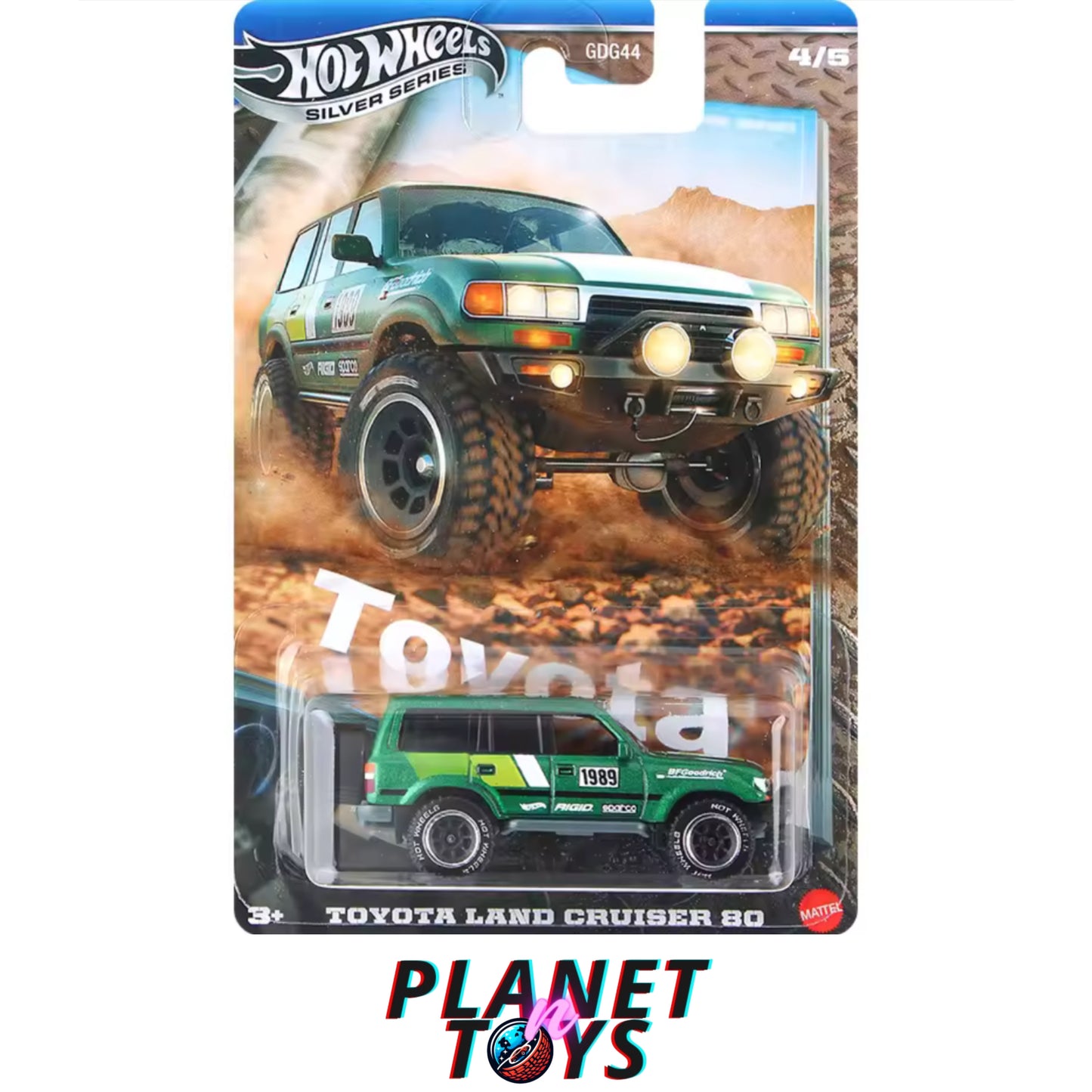 Hot Wheels Toyota Pickup Silver Series Set 5/5