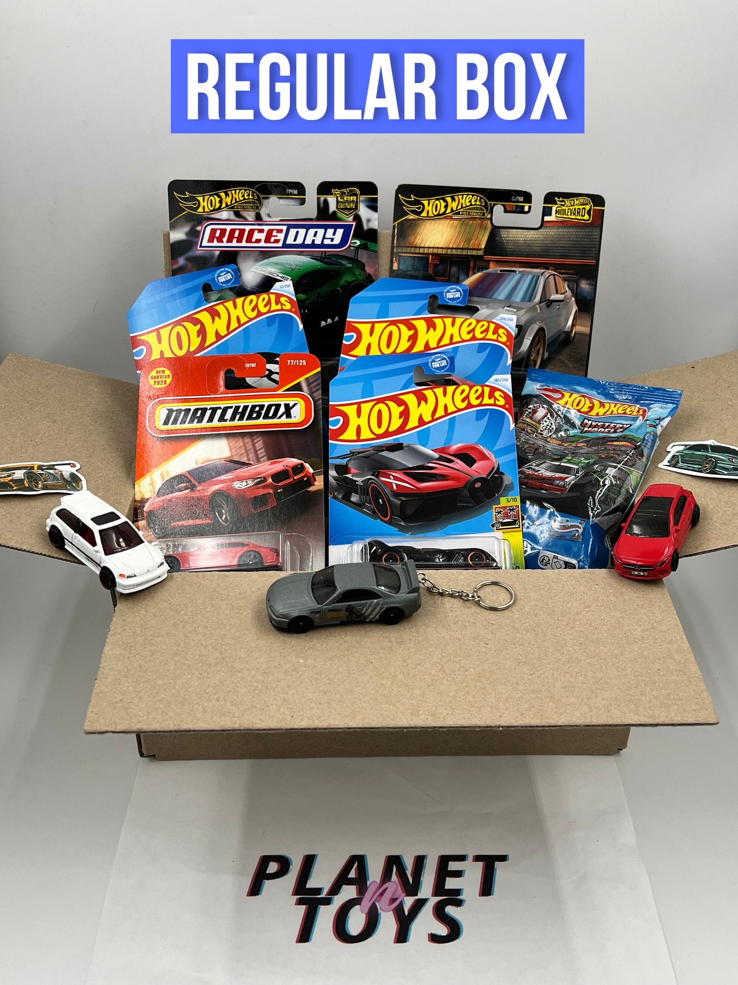 Planet n Toys Diecast Box 1:64 Assorted Collectible Hotwheels/Matchbox