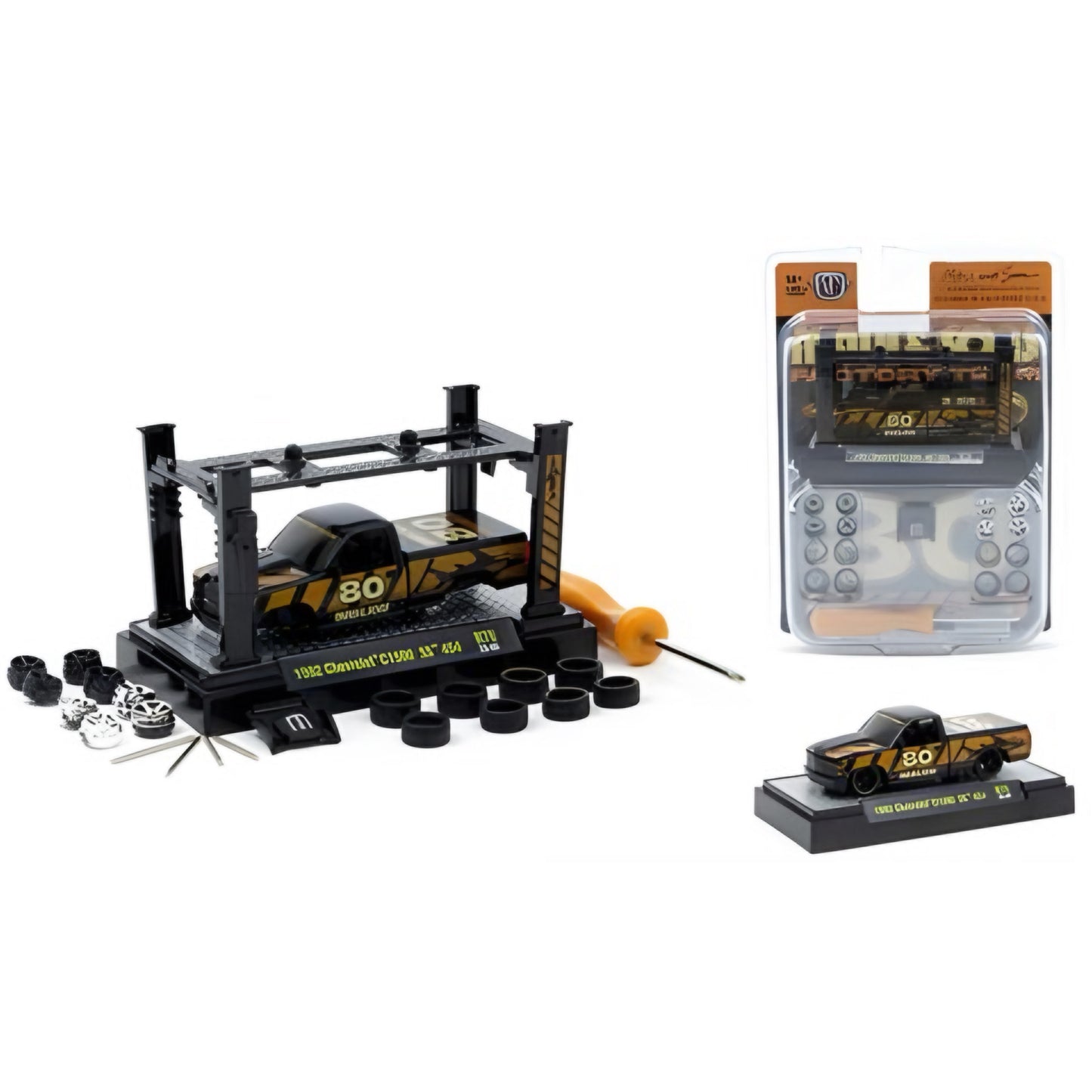 M2 Model Kit 37000-78 1968 Shelby G.T.500KR / 1941 Willys Coupe / 1992 Chevrolet C1500 SS