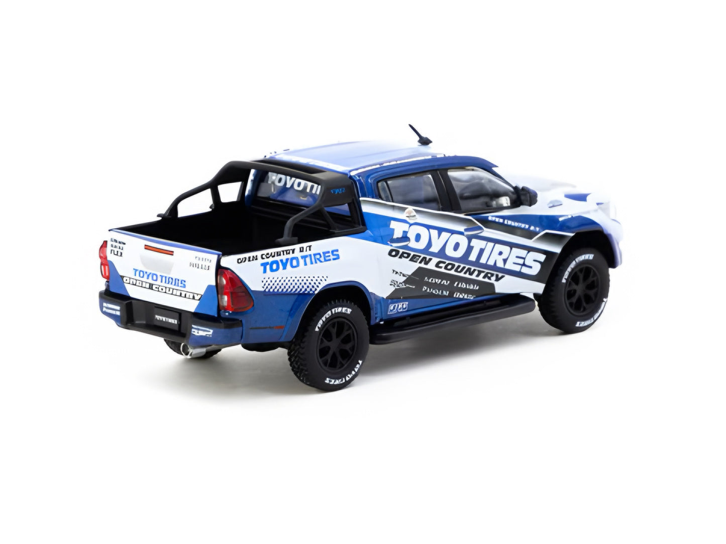 Tarmac Works 1:64 Toyota Hilux Blue/White