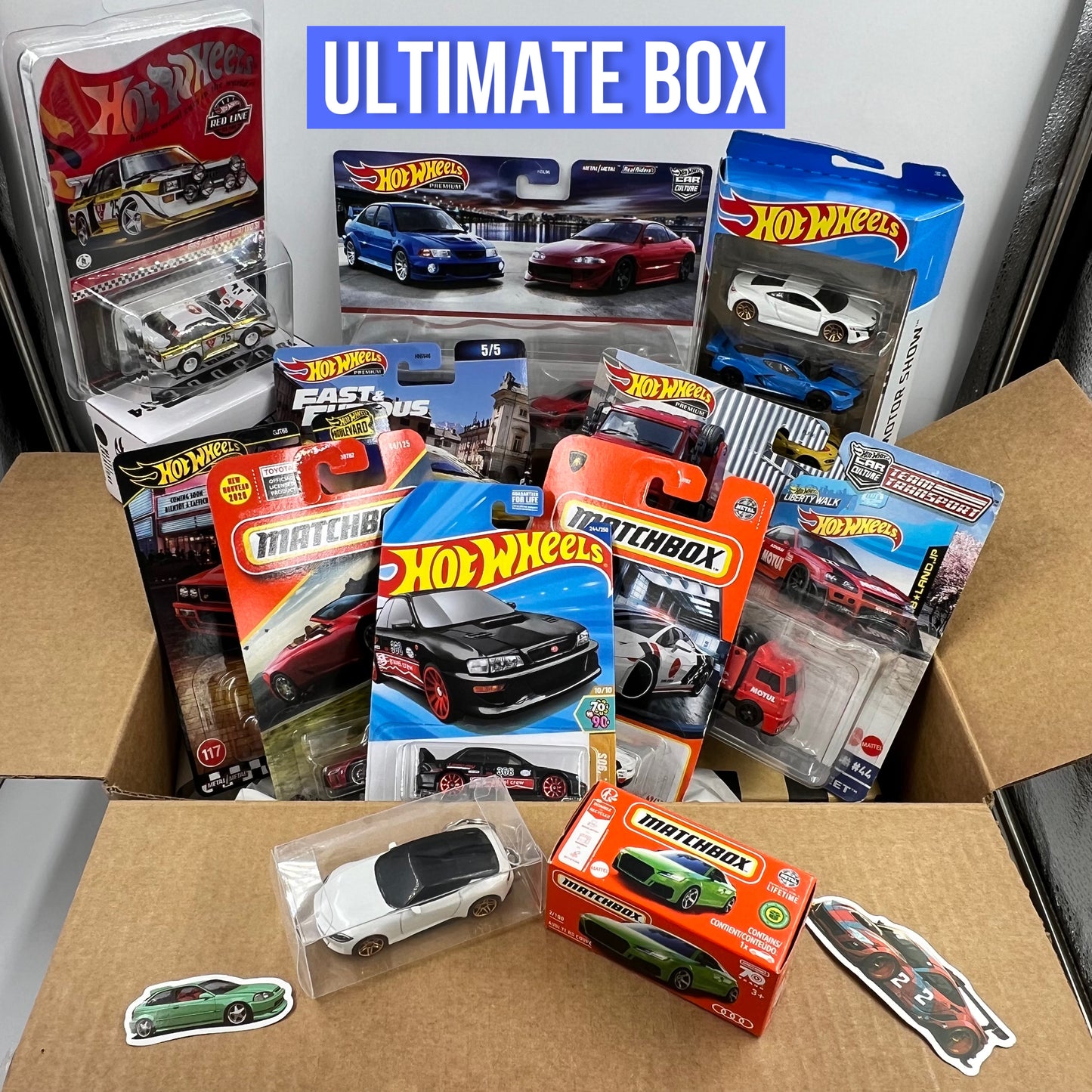 Planet n Toys Diecast Box 1:64 Assorted Collectible Hotwheels/Matchbox