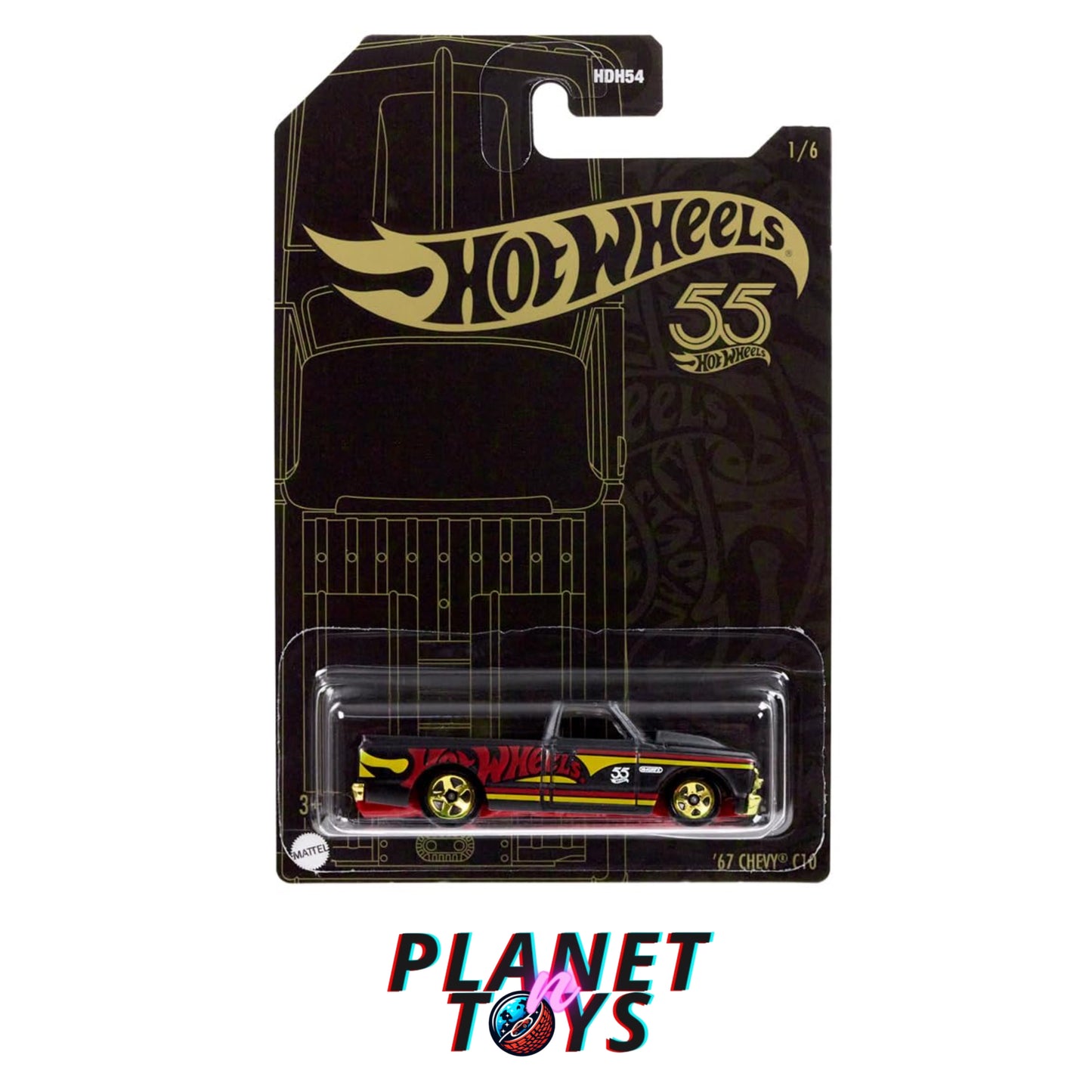 Hot Wheels 55th Anniversary Pearl and Chrome