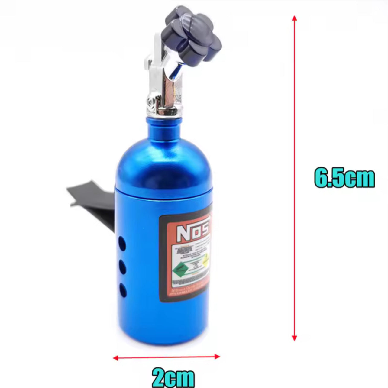 Car Air Freshener NOS Nitrogen Bottle Vent Clip Auto Aroma Fragrance