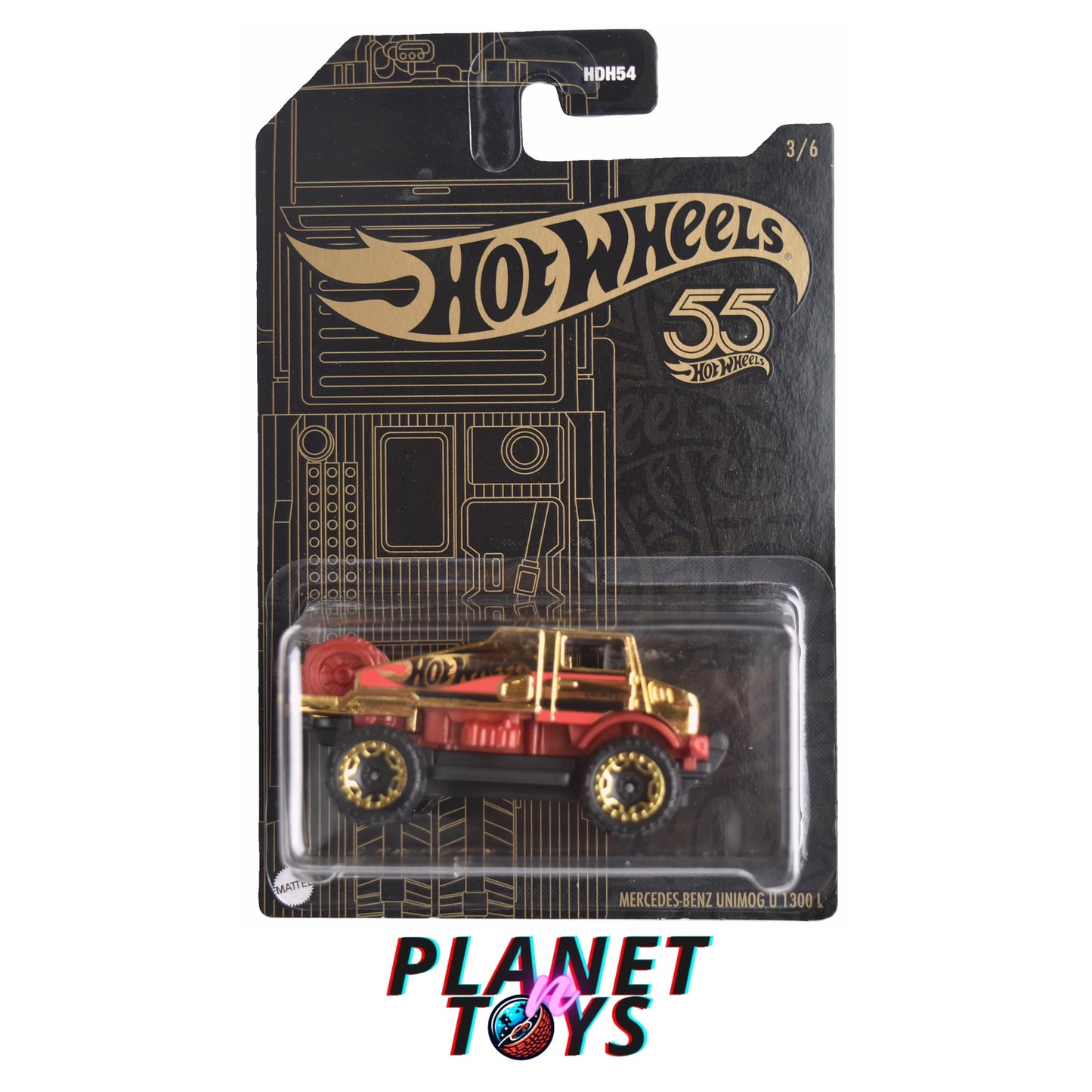 Hot Wheels 55th Anniversary Pearl and Chrome