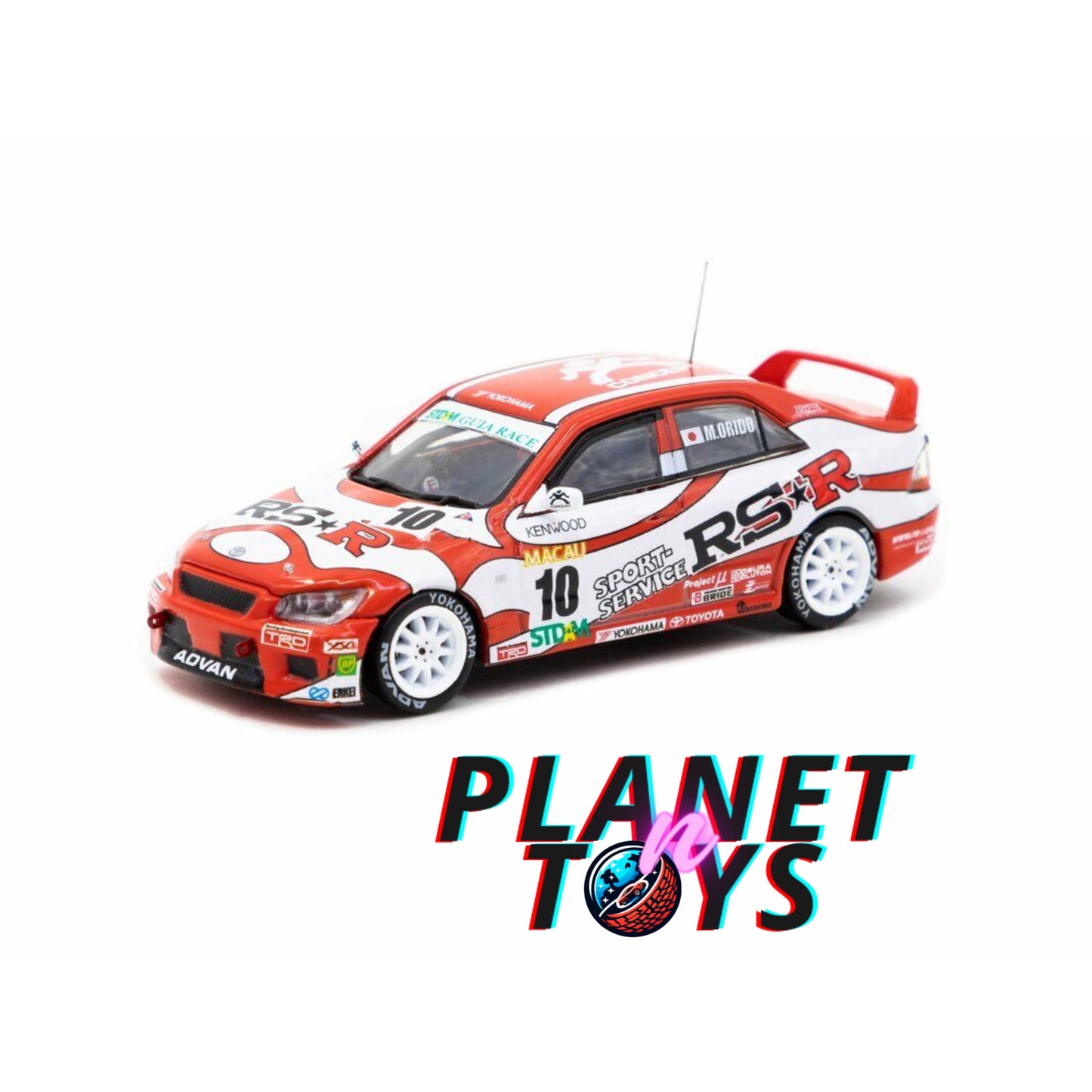 Tarmac Works 1:64 Toyota Altezza Macau Guia Race 2001 Manabu Orido