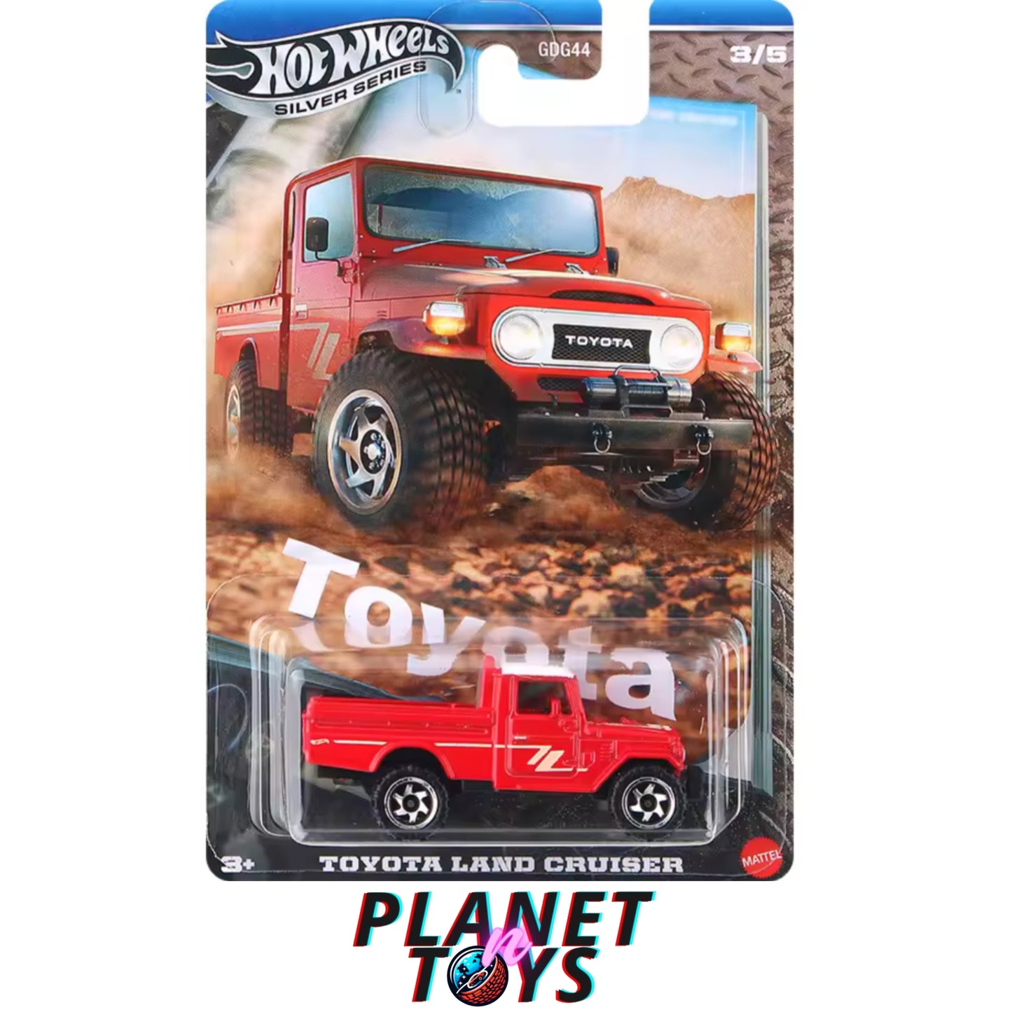 Hot Wheels Toyota Pickup Silver Series Set 5/5