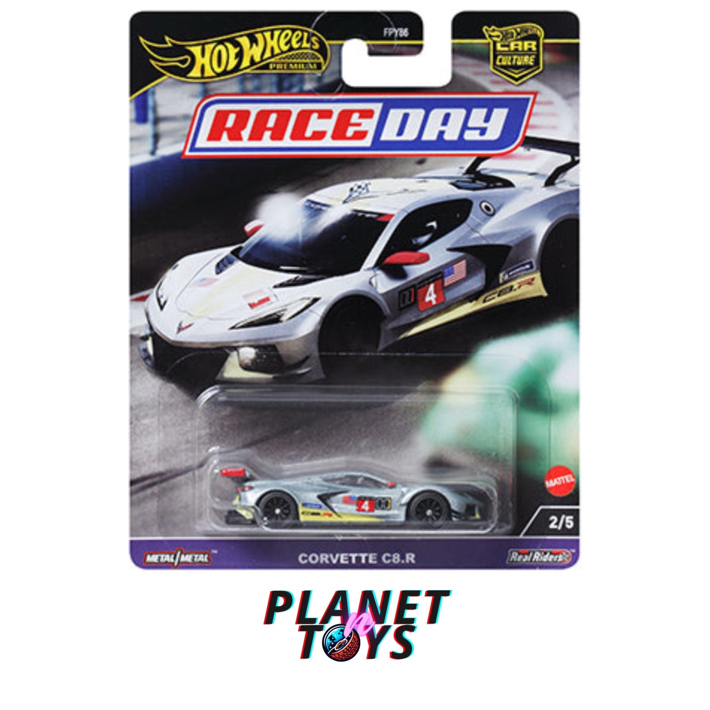 Hot Wheels Premium Race Day 2024 (Porsche, Corvette, Bentley, Nissan, BMW) Set 5/5