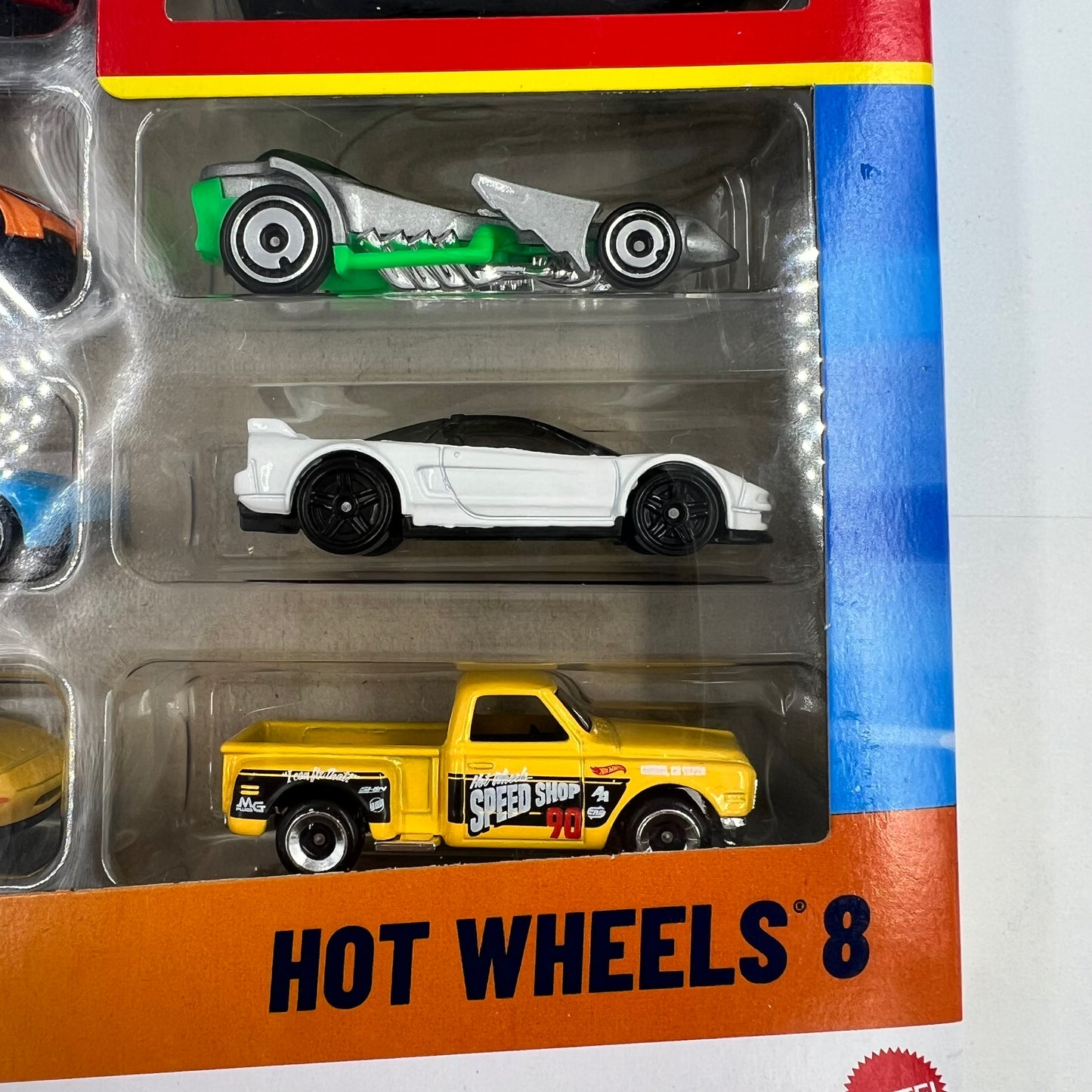 Hot Wheels 8 Pack Assorted Skyline, Miata, Acura, Honda Civic, Pickup Diecast scale 1:64