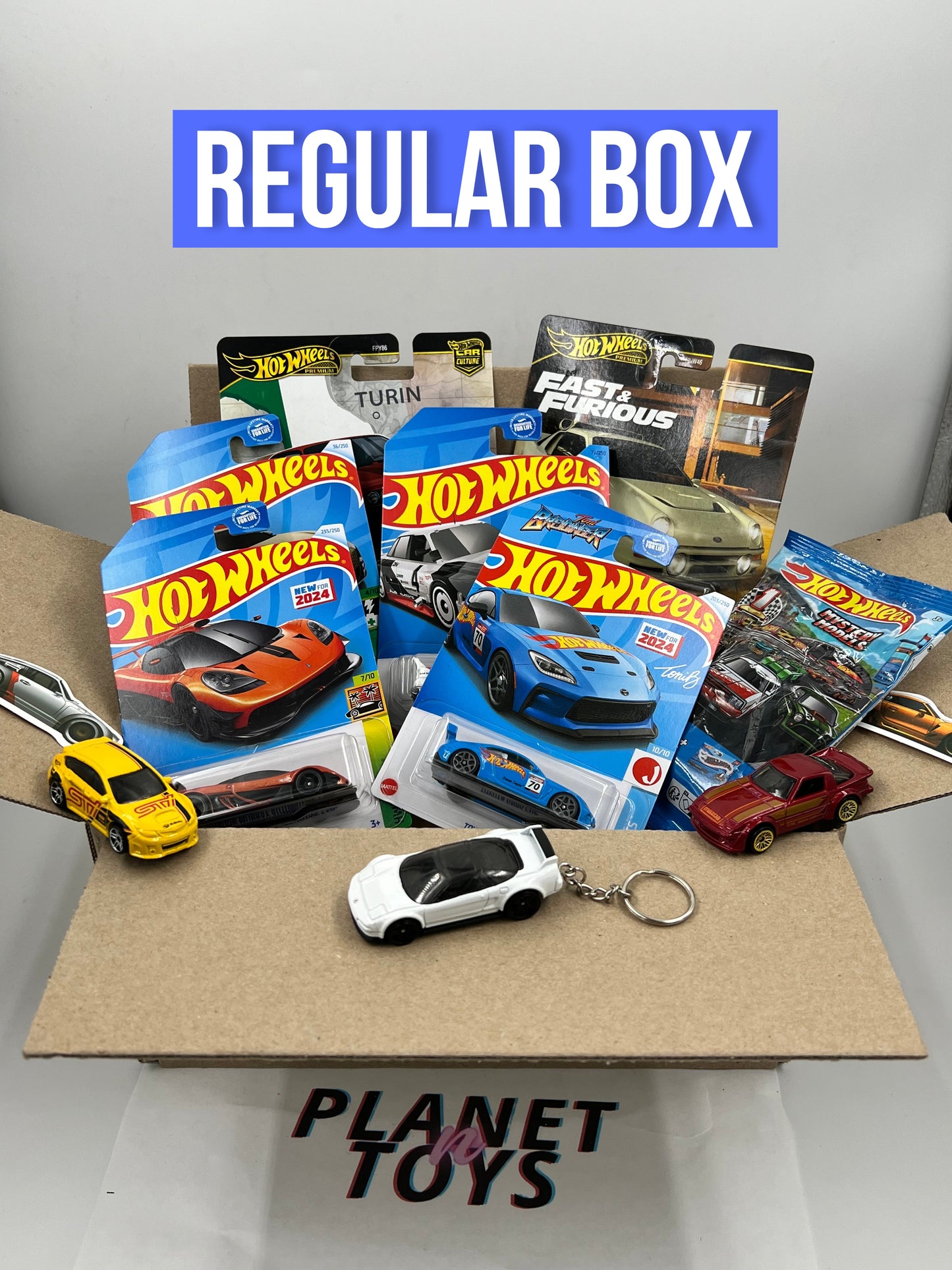 Planet n Toys Diecast Box 1:64 Assorted Collectible Hotwheels/Matchbox