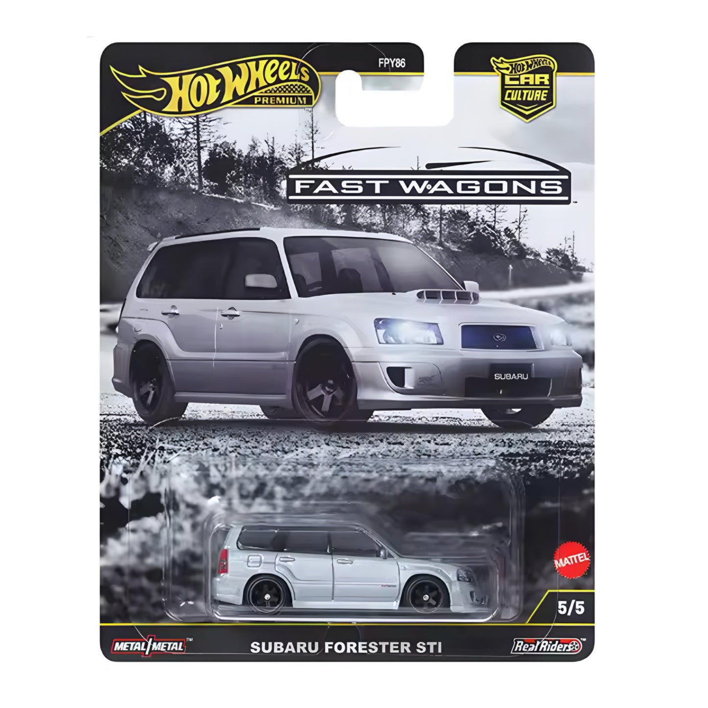 Hot Wheels Premium 2025 Car Culture J Case Fast Wagons 5/5 Cars Set