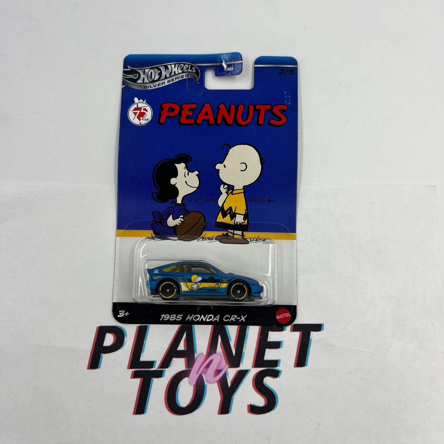 Hot Wheels Peanuts Silver Series Diecast Collectible scale 1:64 Set 5/5