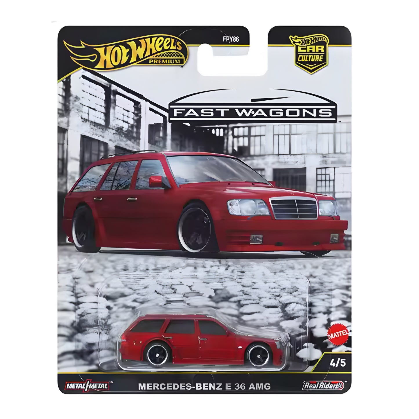 Hot Wheels Premium 2025 Car Culture J Case Fast Wagons 5/5 Cars Set