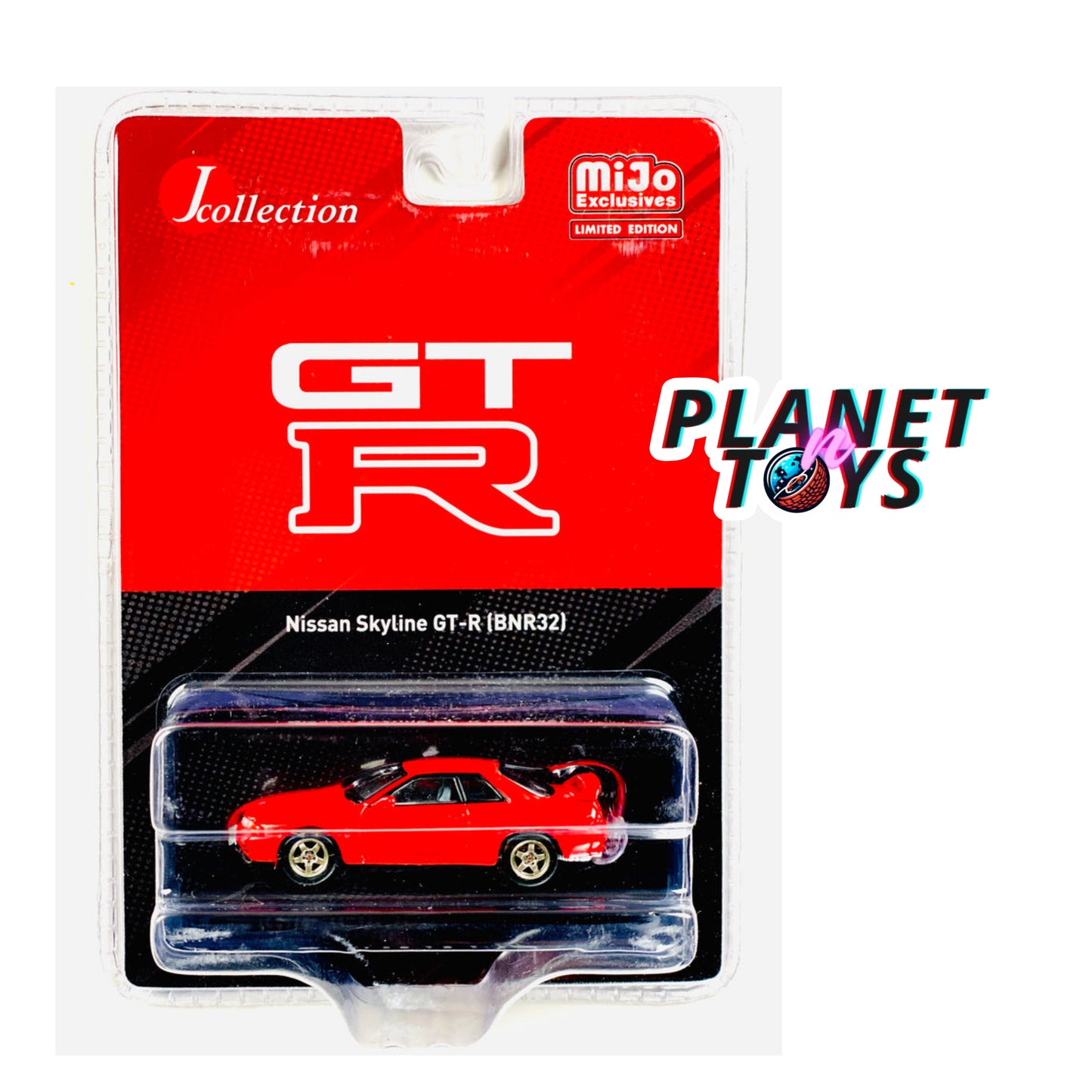 Tarmac Works - 1/64 NISSAN SKYLINE GT-R BNR32 RED DIECAST SCALE MODEL CAR (JC64-008-RD) Mijo