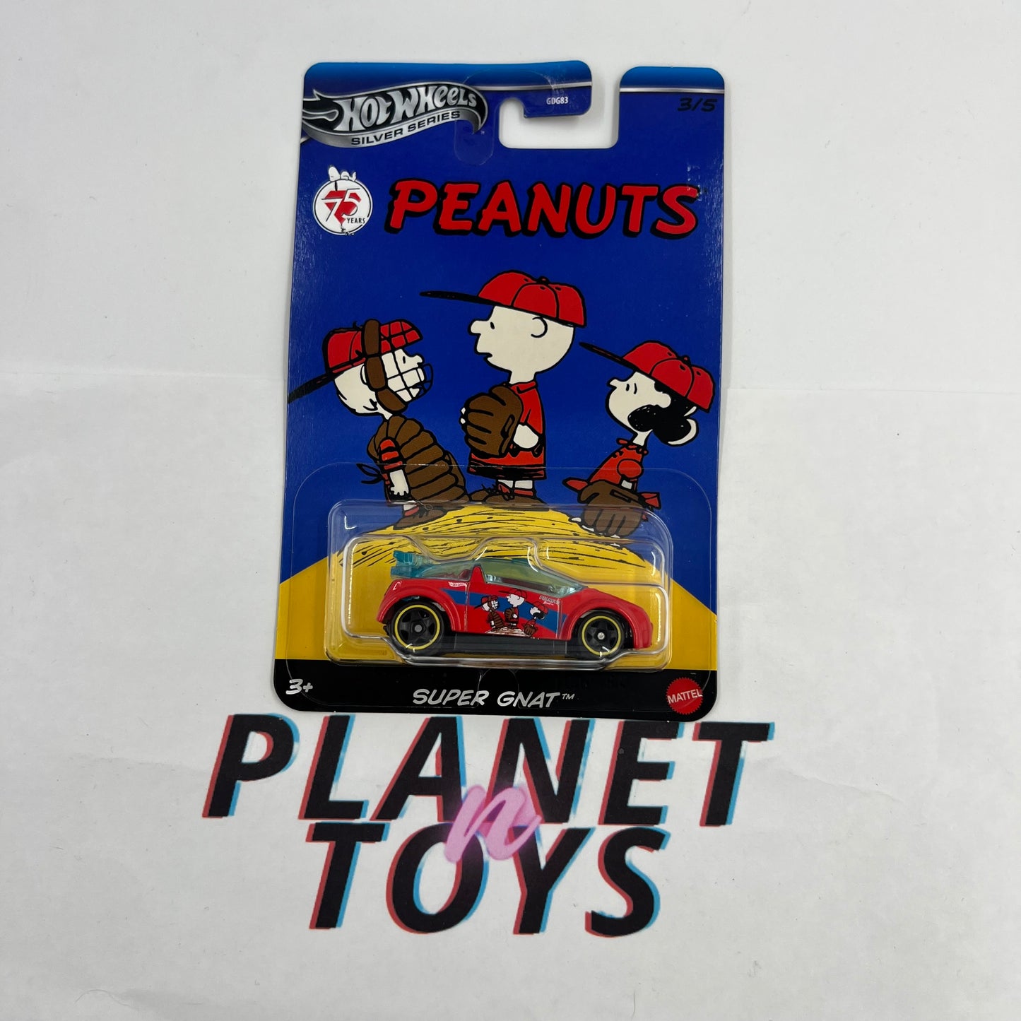 Hot Wheels Peanuts Silver Series Diecast Collectible scale 1:64 Set 5/5