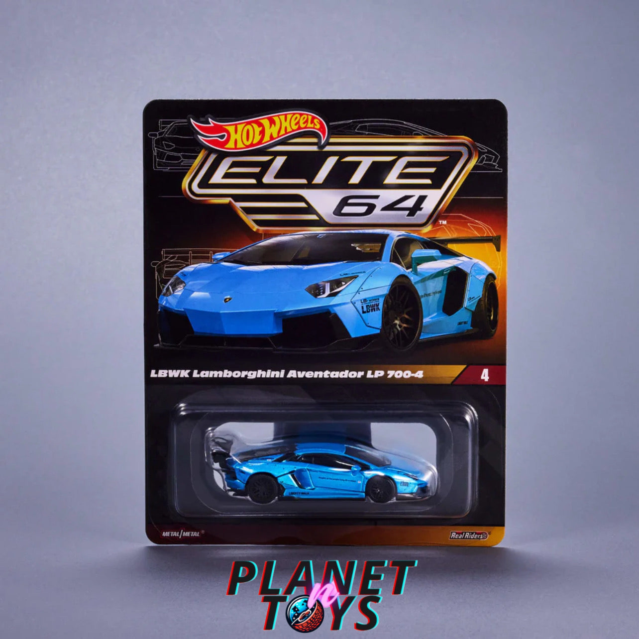 Hot Wheels Collectors
Elite 64 Series LBWK Lamborghini Aventador LP 700-4