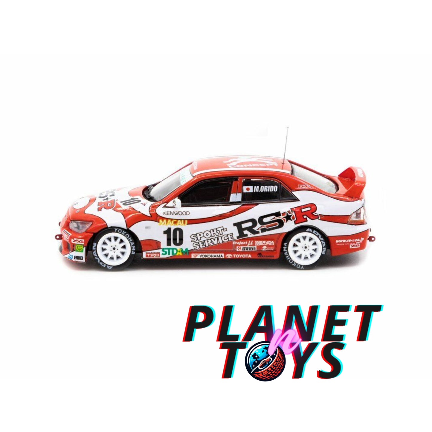 Tarmac Works 1:64 Toyota Altezza Macau Guia Race 2001 Manabu Orido