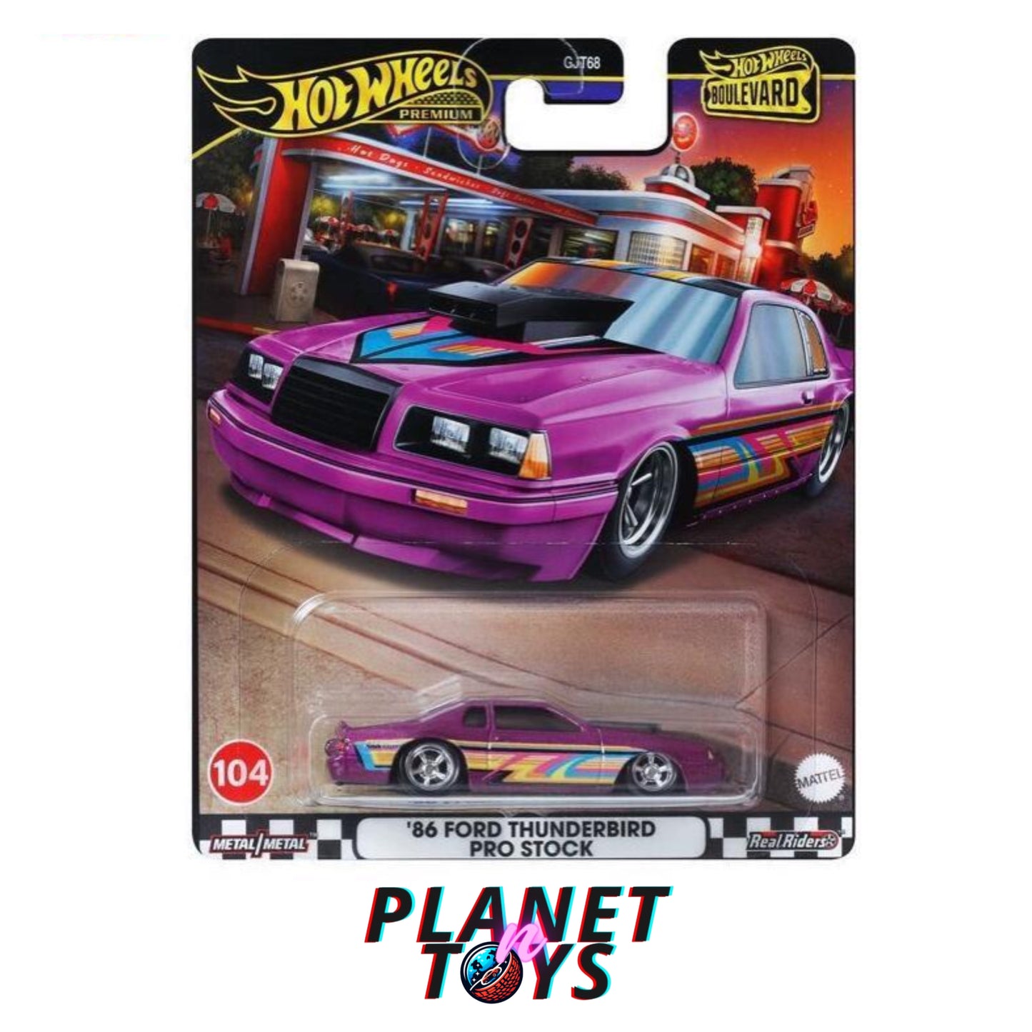 Hot Wheels Premium Boulevard #101-105 (Plymouth, Ford, Porsche, Honda) Set 5/5