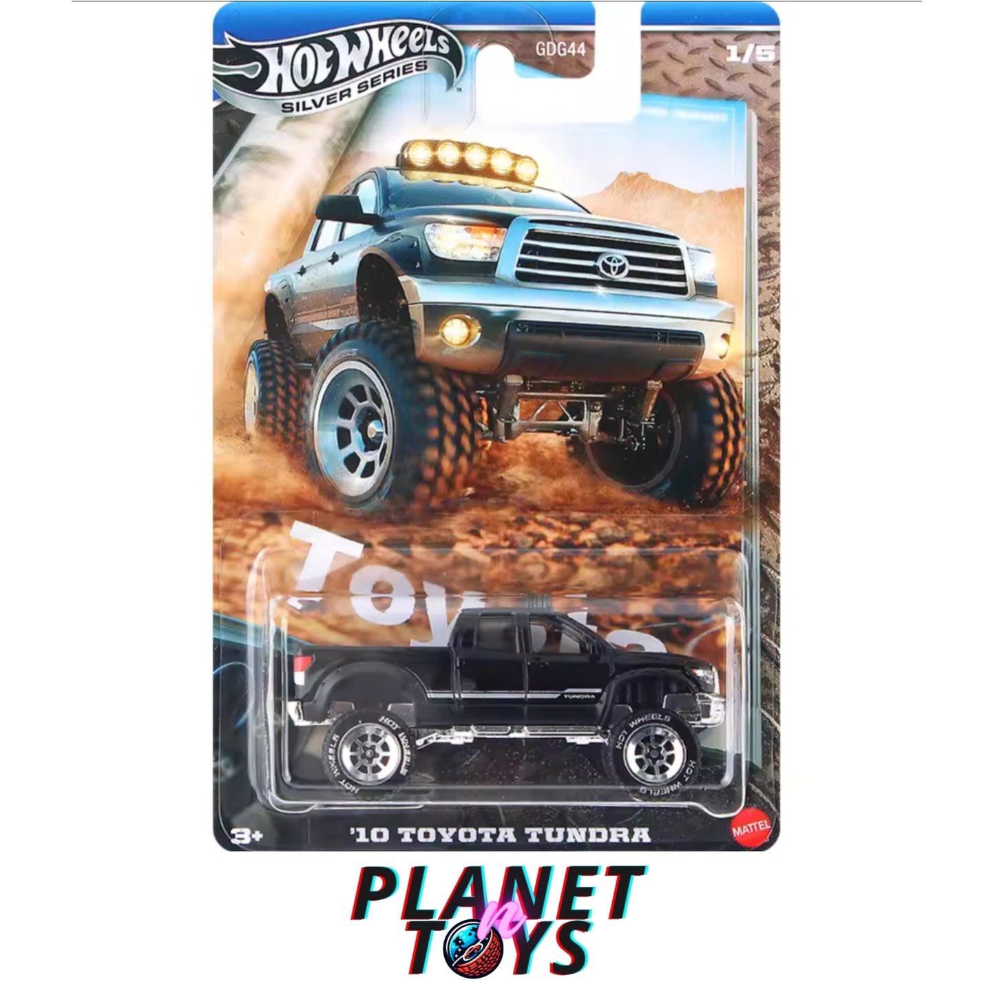 Hot Wheels Toyota Pickup Silver Series Set 5/5