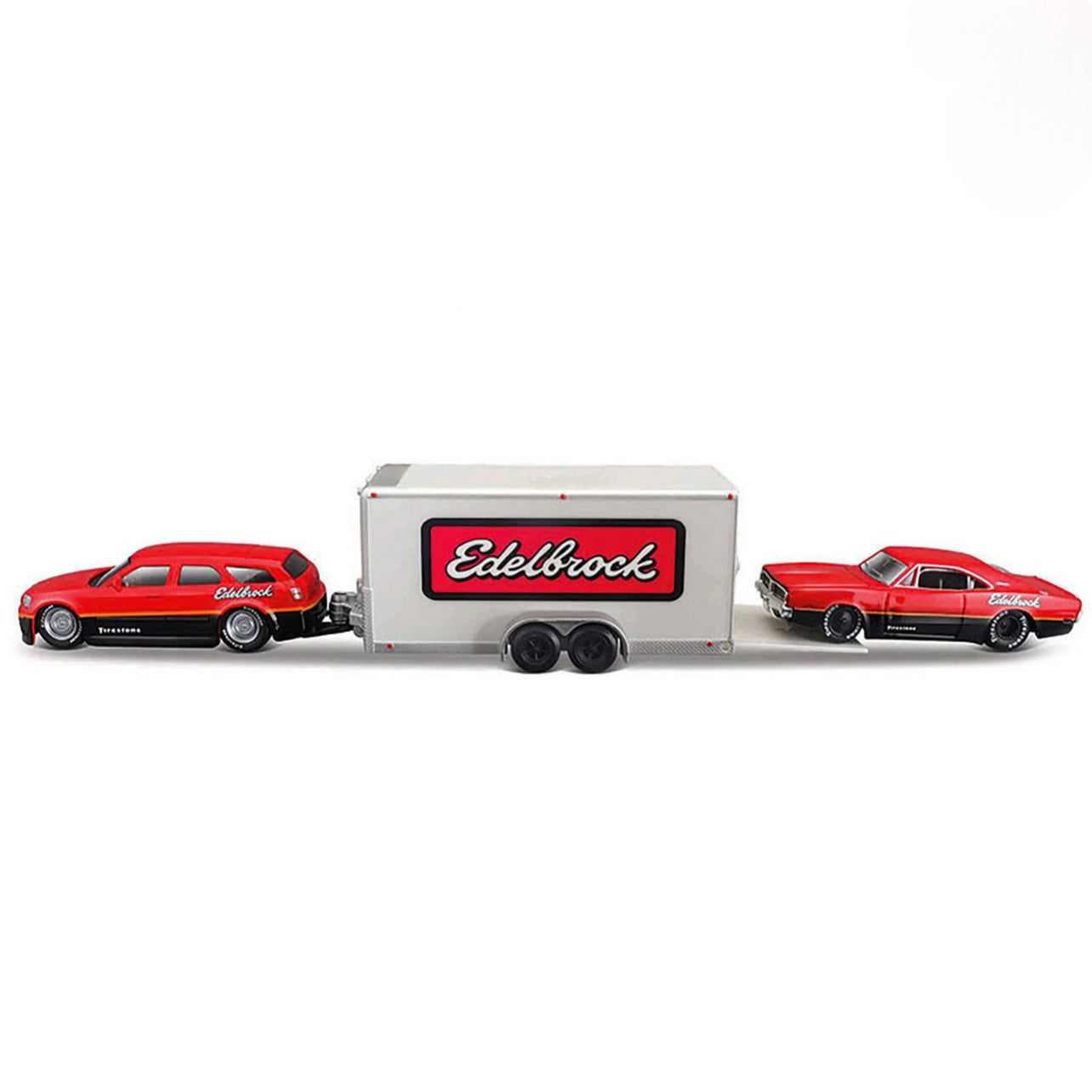 1969 Dodge Charger / 2006 Magnum - 2024 Maisto Design Team Transport - Edelbrock