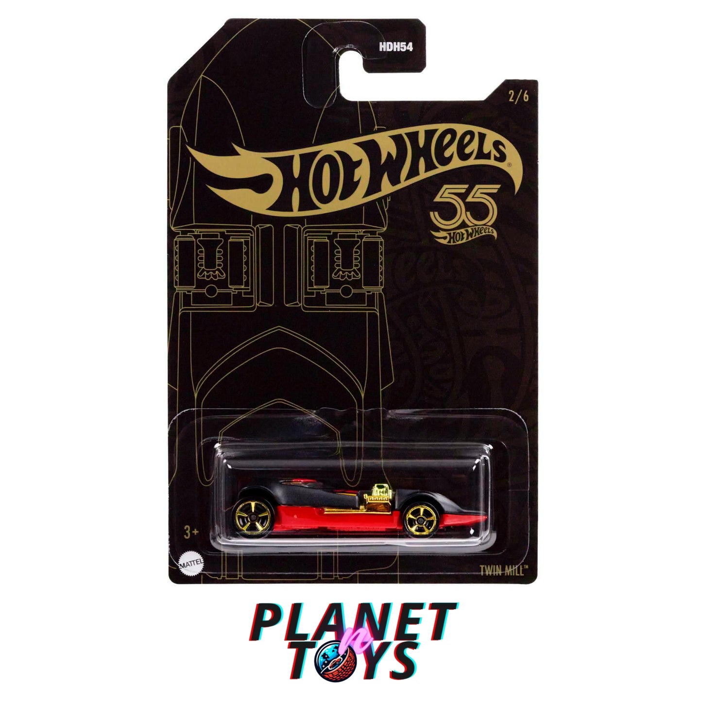 Hot Wheels 55th Anniversary Pearl and Chrome