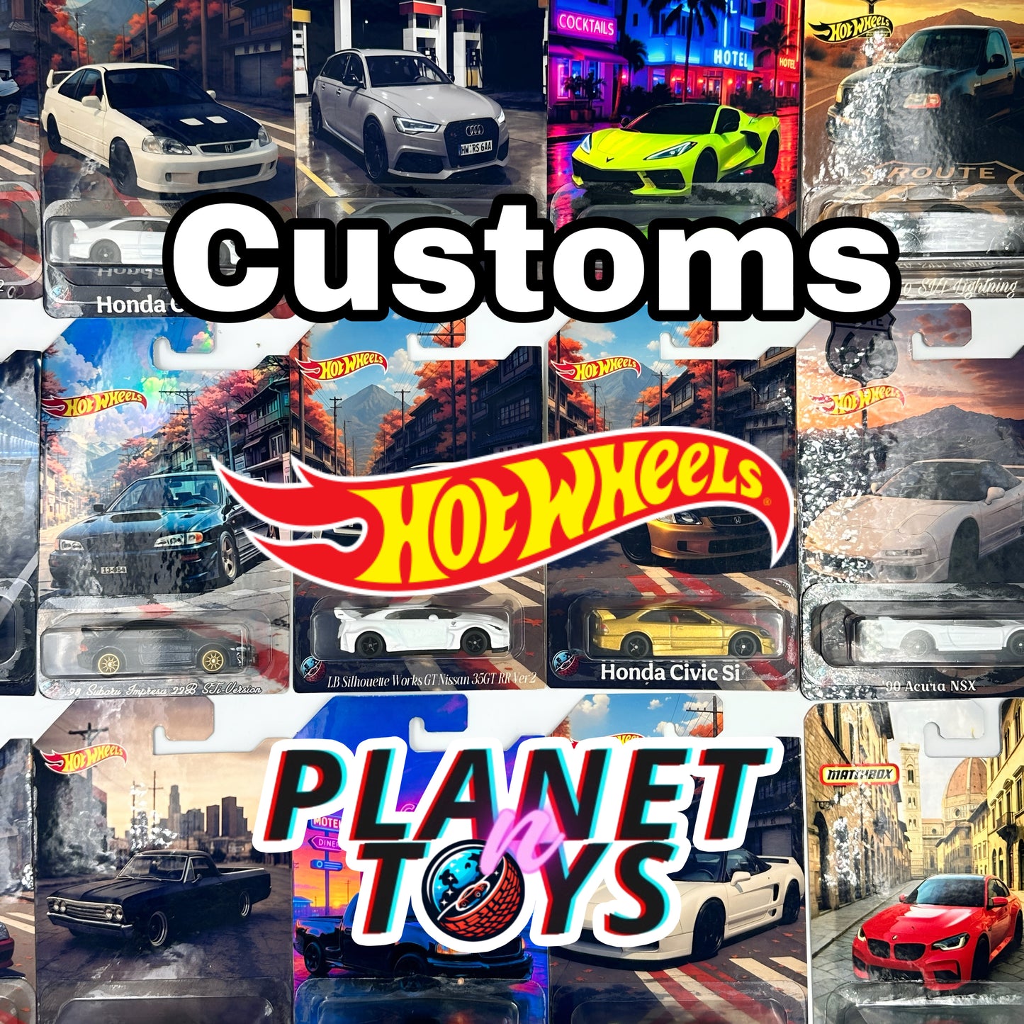 Custom Made Diecast Car Culture 1:64 Assorted