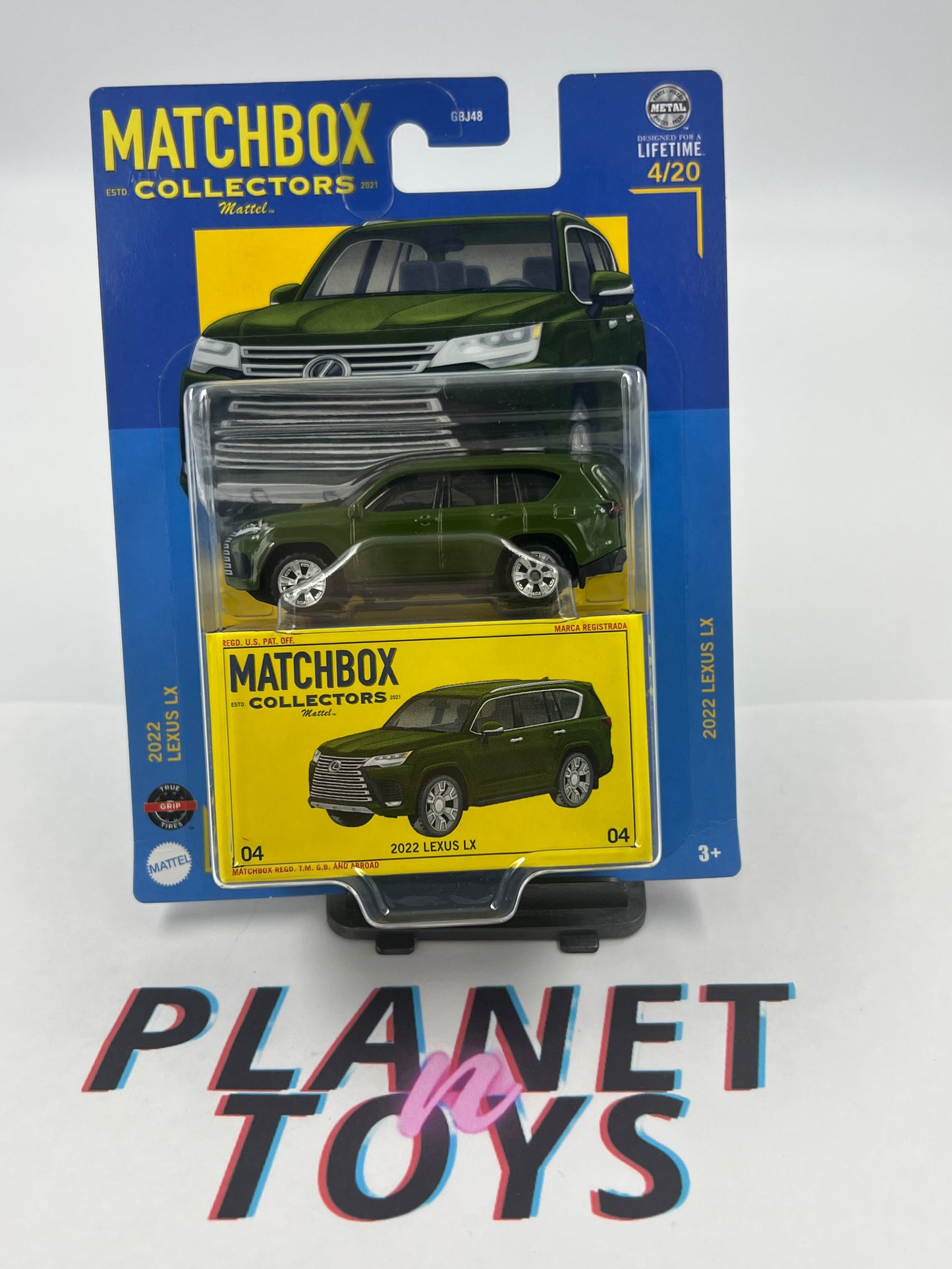 Matchbox 2022 lexus lx diecast car - scale 1:64