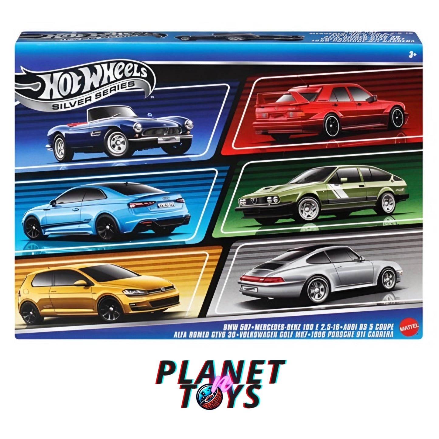 Hot Wheels European 2025 Die-Cast Metal Vehicle Multipack