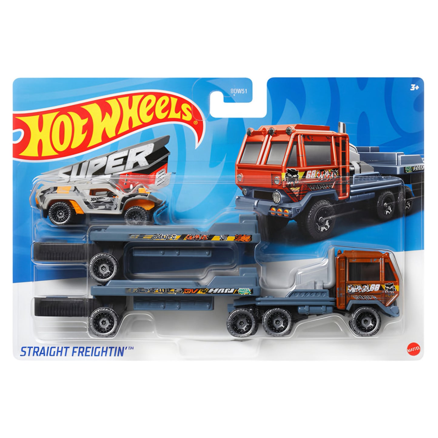 Hot Wheels Track Fleet/Super Rigs 1:64 Assorted Diecast Cars