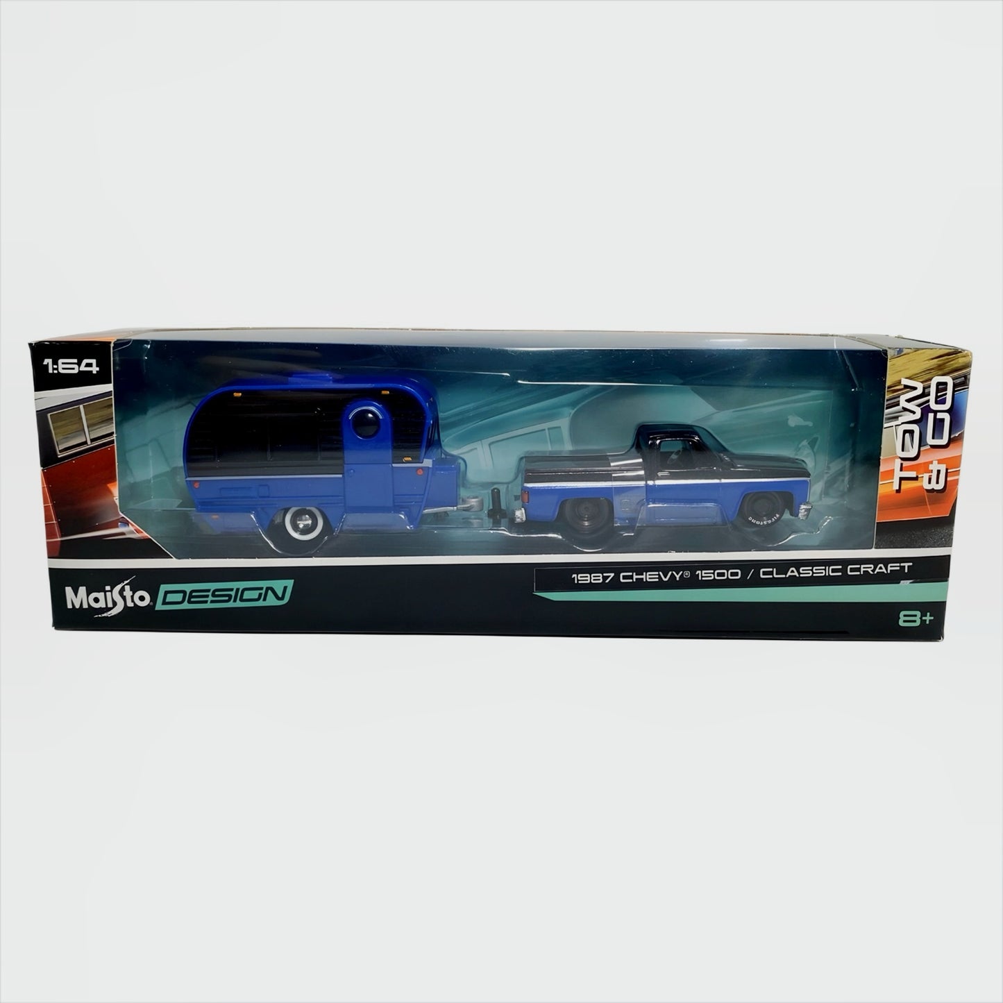 Maisto Design 1:64 Tow & Go/ Team Hauler