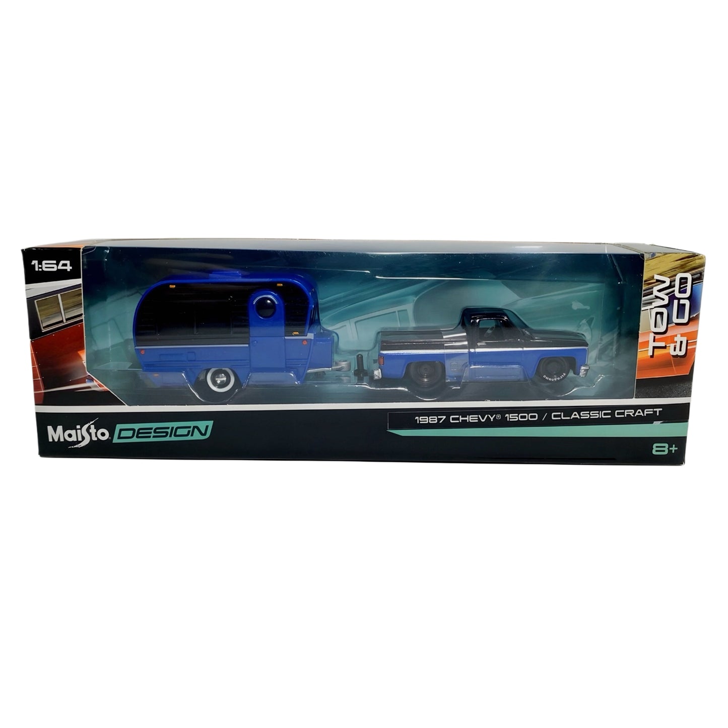 Maisto Design 1:64 Tow & Go/ Team Hauler