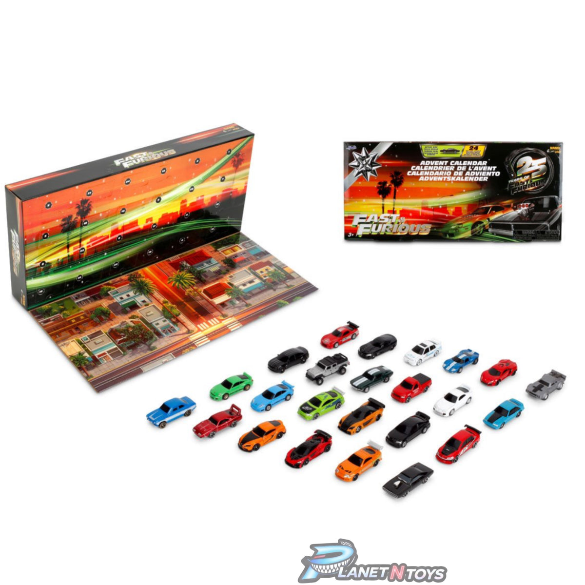 Fast and the Furious Nano Hollywood Rides Advent Calendar