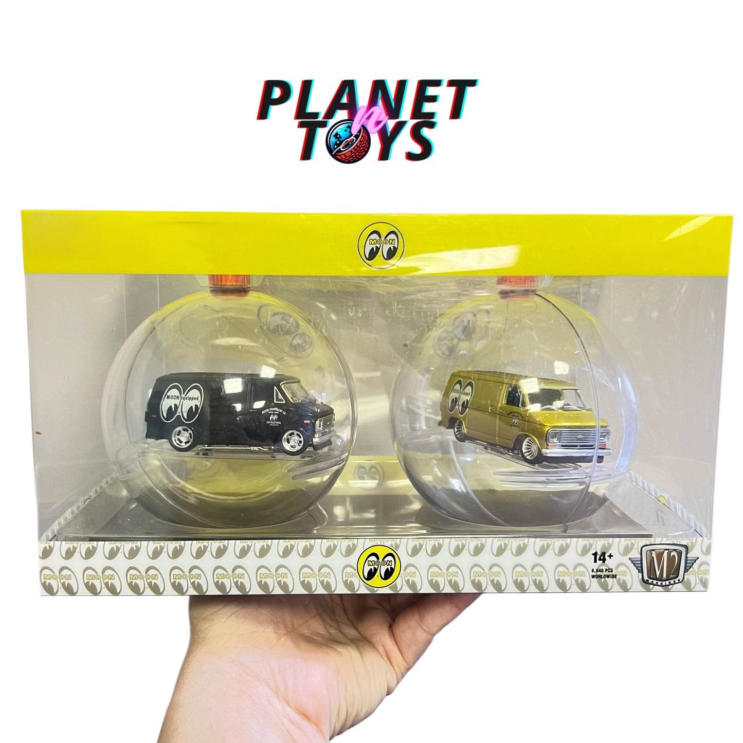 M2 Machines 1971 Chevrolet Van MoonEyes Christmas Ornament 2024 1:64