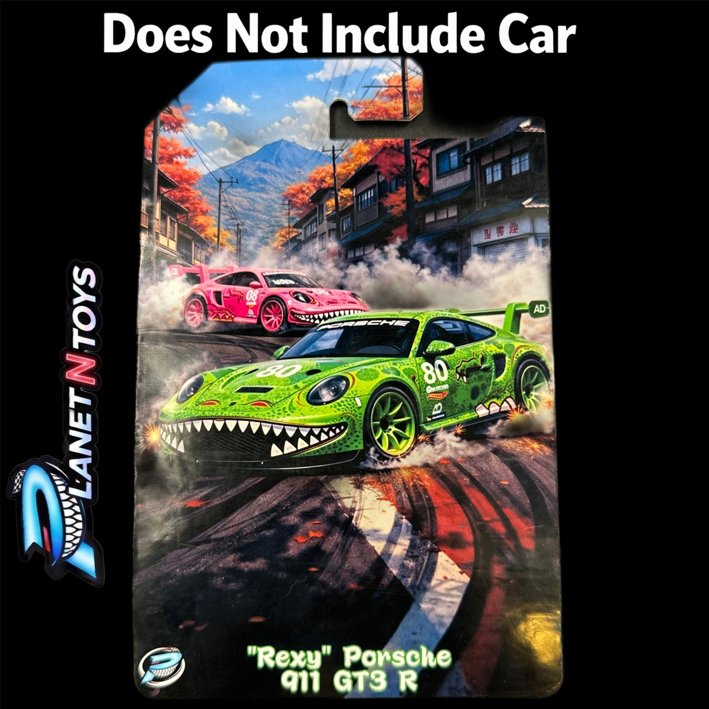 #2 I Put the CARD You Put the Car - Customs Cards Background to attach any 1:64 Diecast Car Made by Planet N Toys (copia)