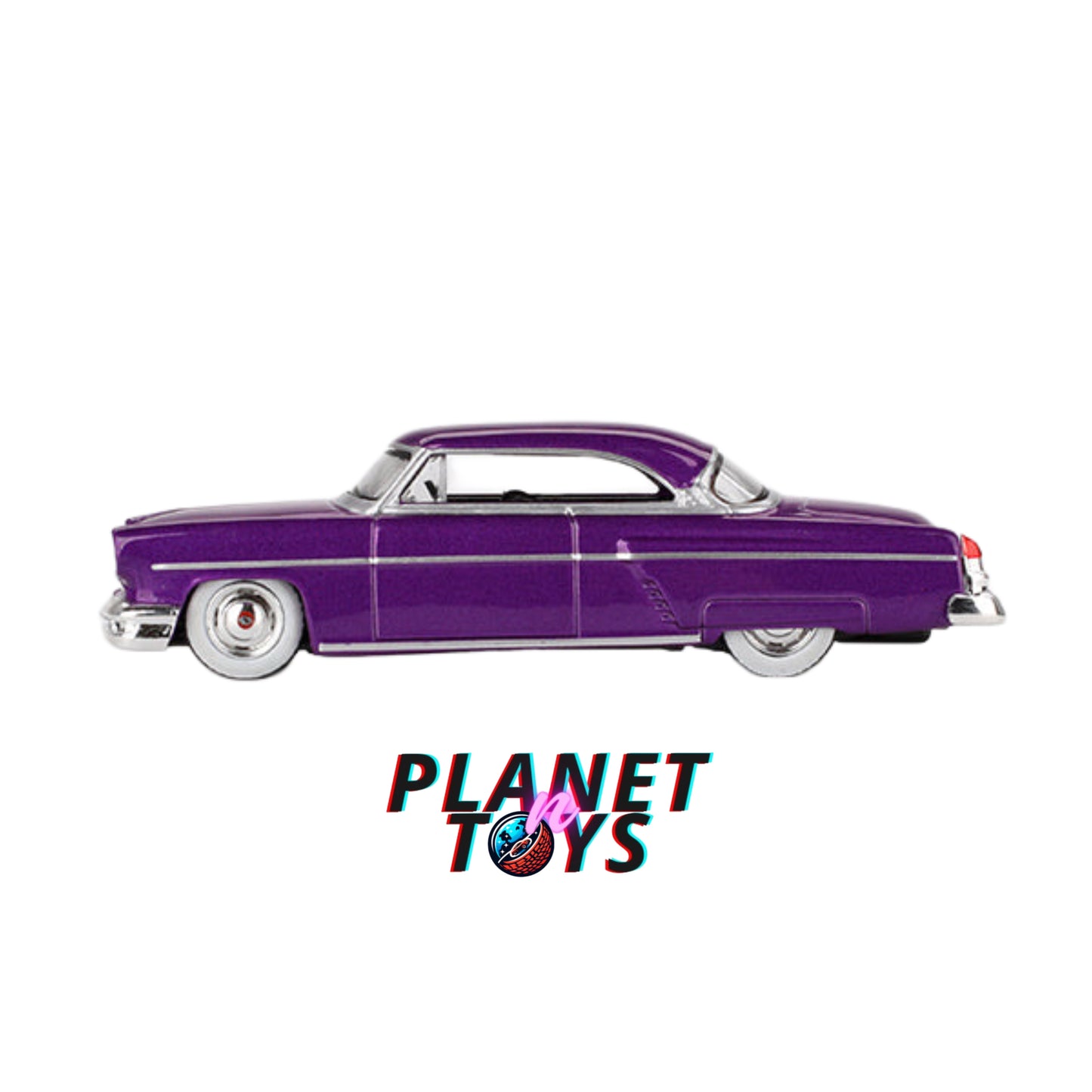 Mini GT Lincoln Capri Hot Rod 1954 Purple Metallic