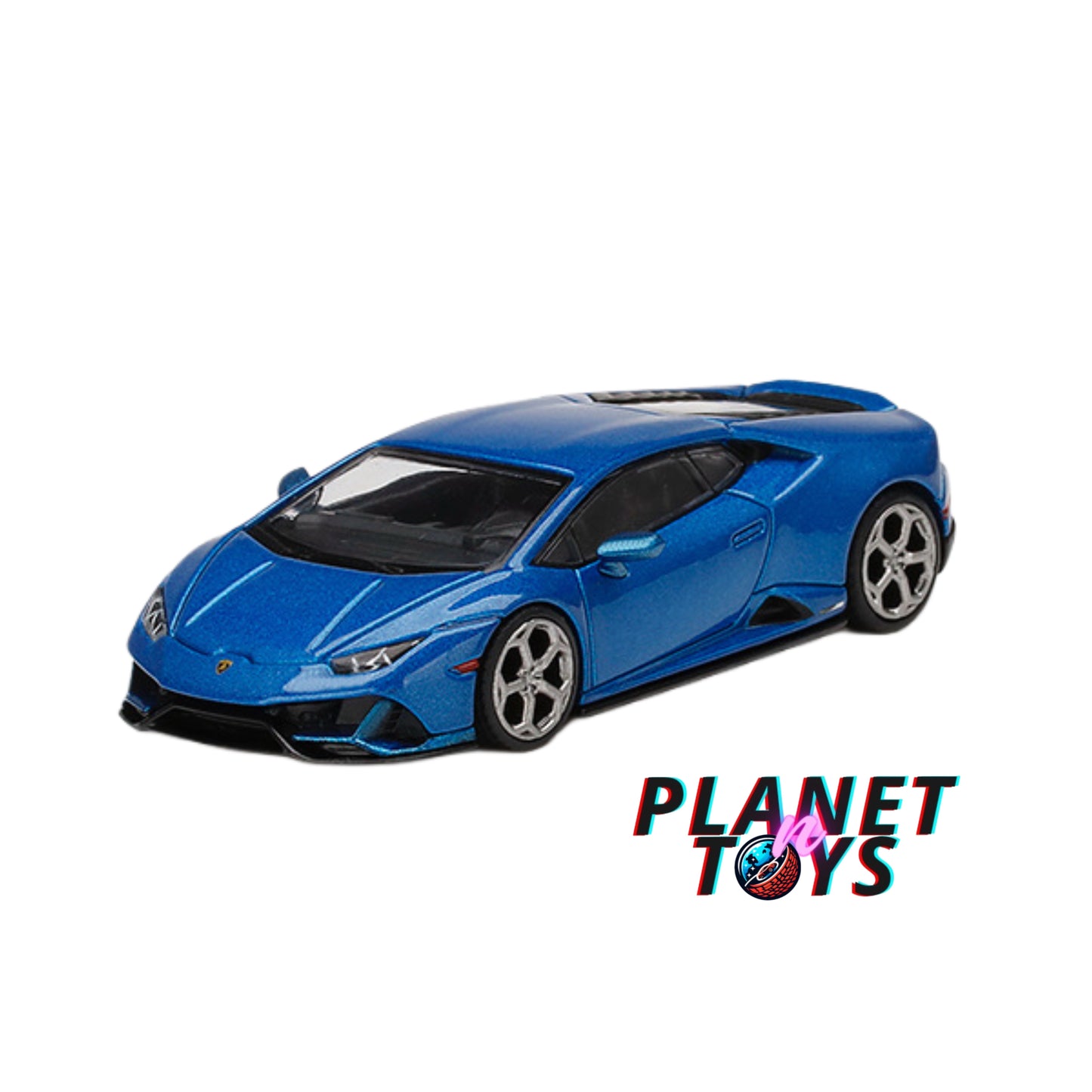 Mini GT Lamborghini Huracan EVO - Blu Eleos