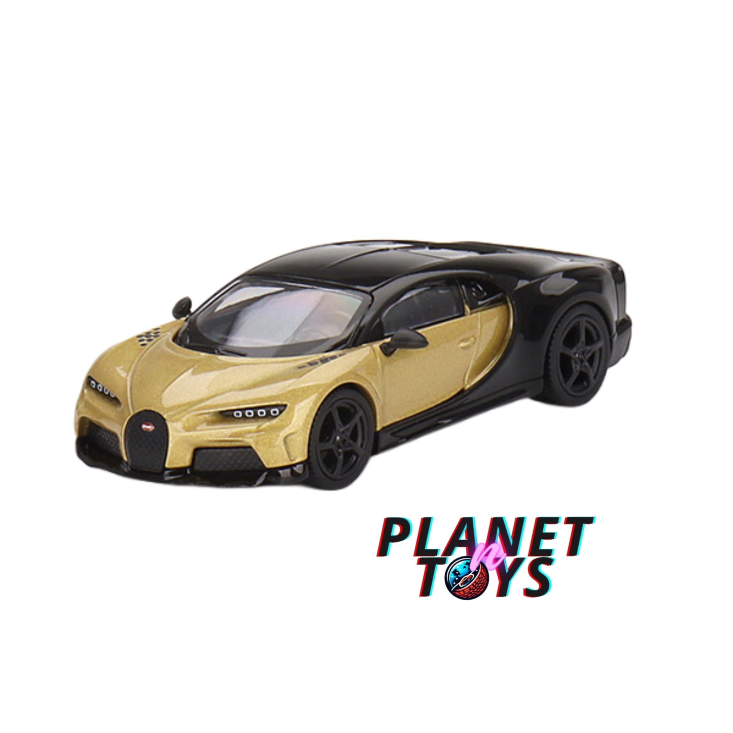 Mini GT Bugatti Chiron Super Sport Gold
