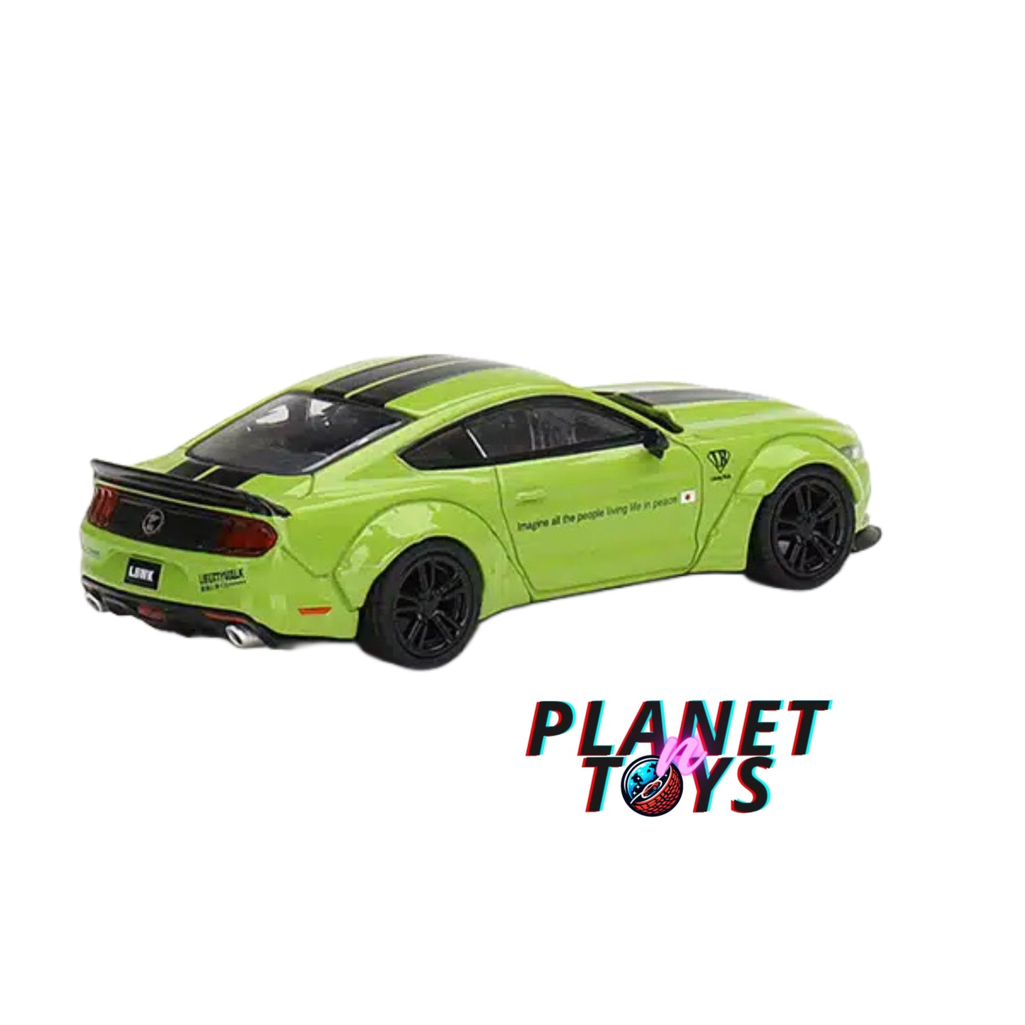 Mini GT LB-Works Ford Mustang Grabber Lime