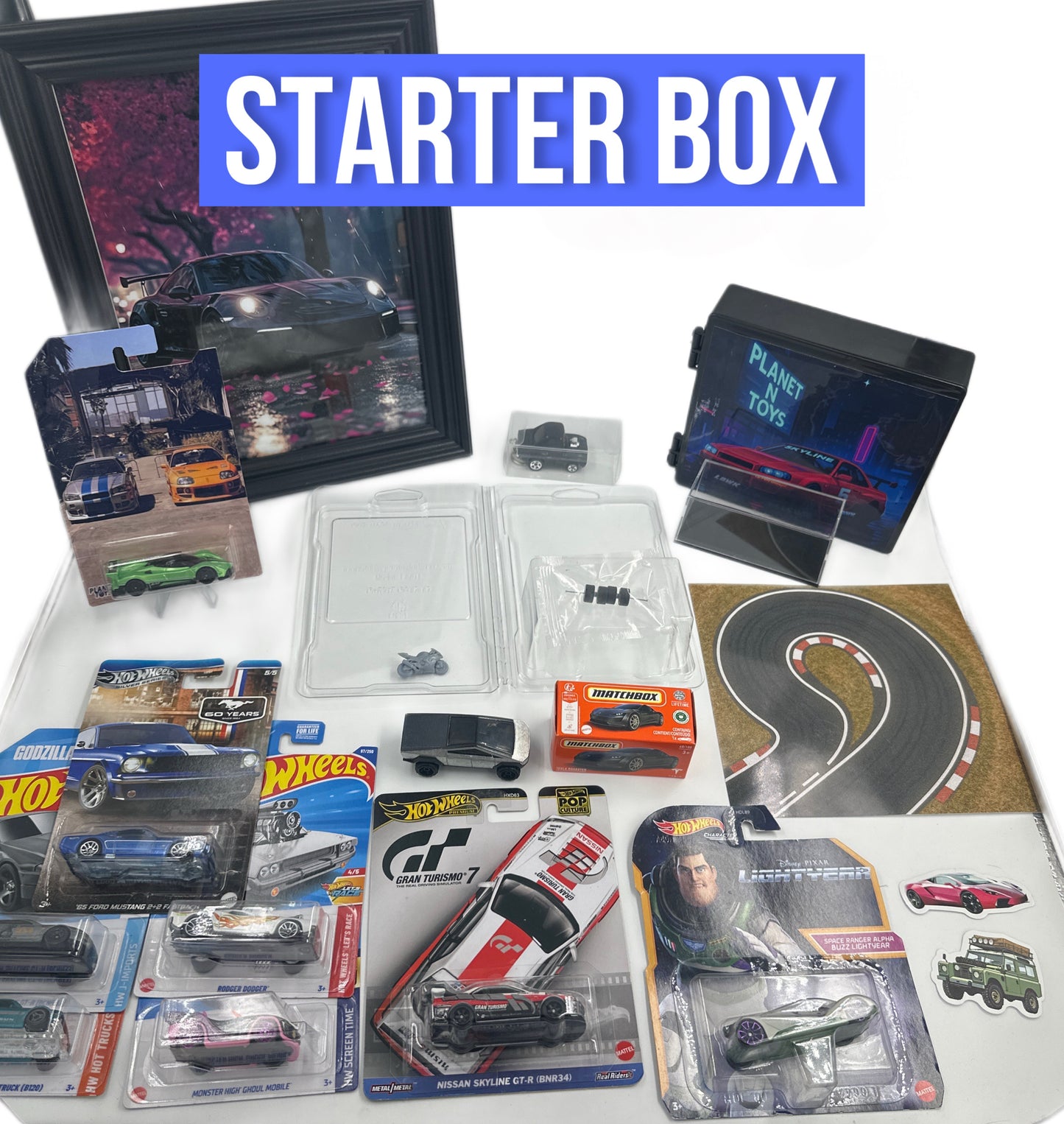 Planet n Toys Diecast Box 1:64 Assorted Collectible Hotwheels/Matchbox