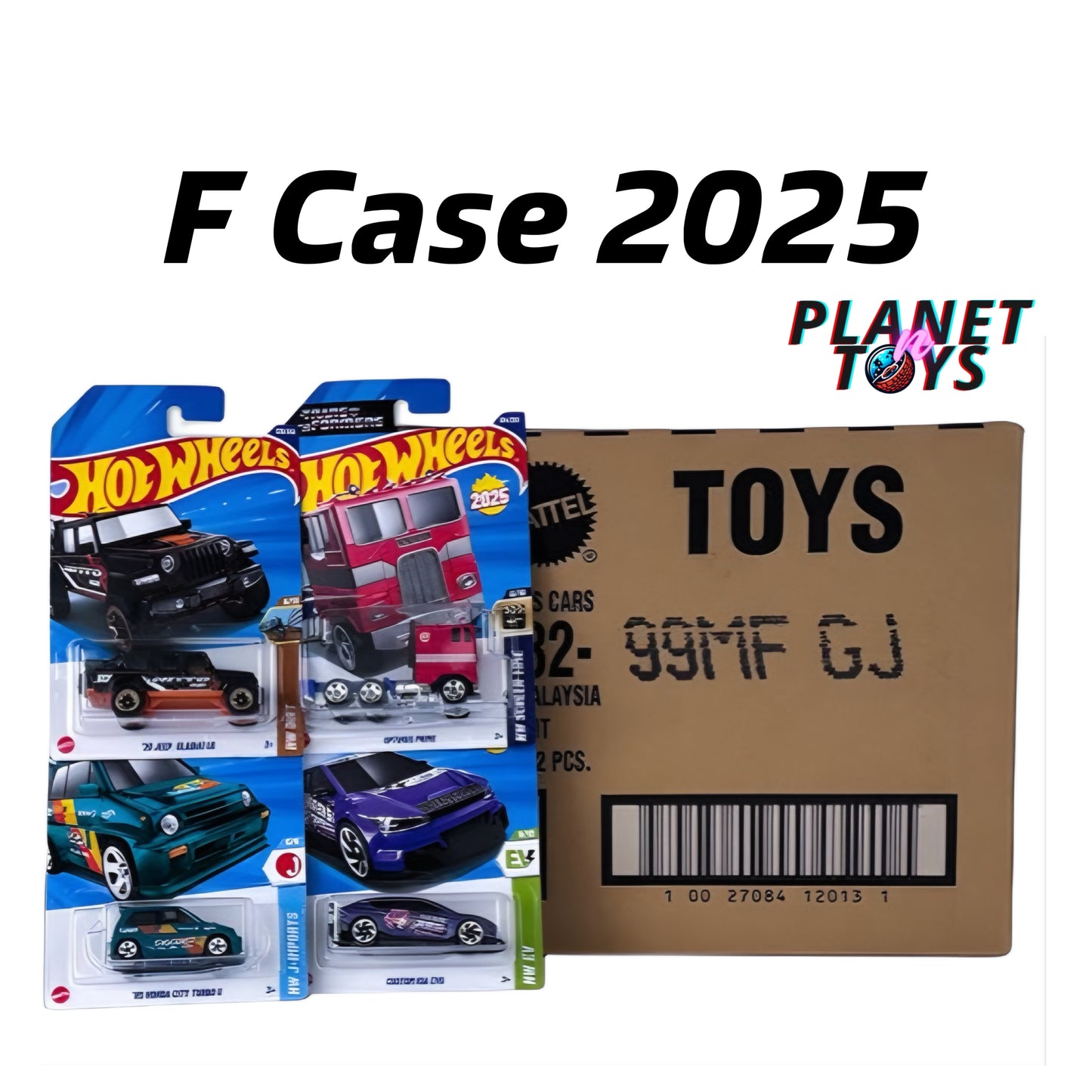 Hot Wheels Basic 2025 F Case 72 Pcs - Factory Sealed Case