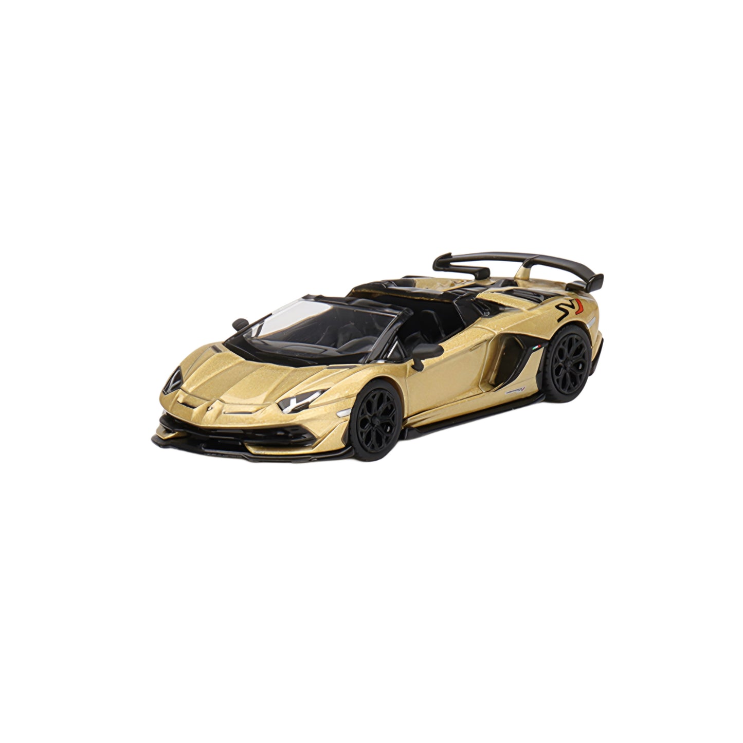 Mini GT Lamborghini Aventador SVJ Roadster Oro Elios